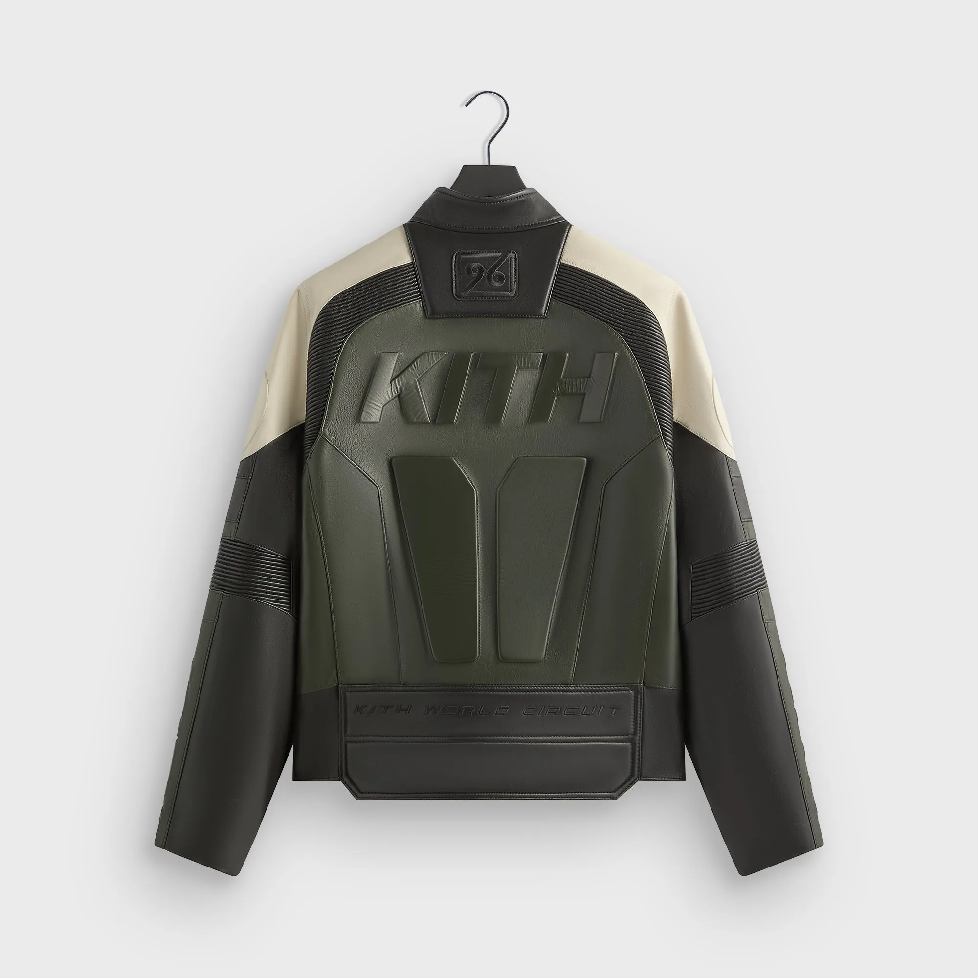 Plastic Trim Sustainable Sleeve Kith Leather Wayne Moto Jacket - Stadium
