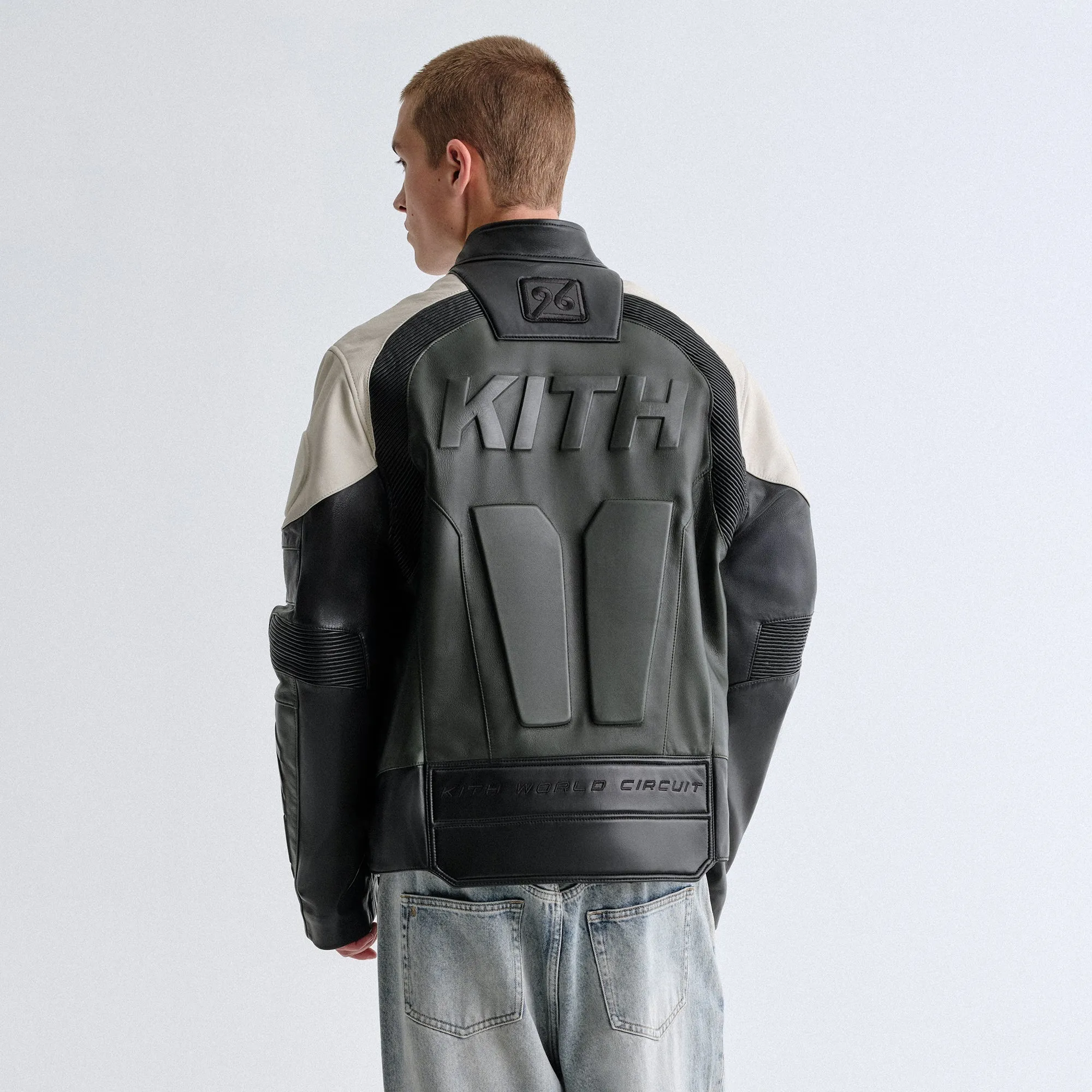 Kith Leather Wayne Moto Jacket - Stadium Good Visibility Formal-Free