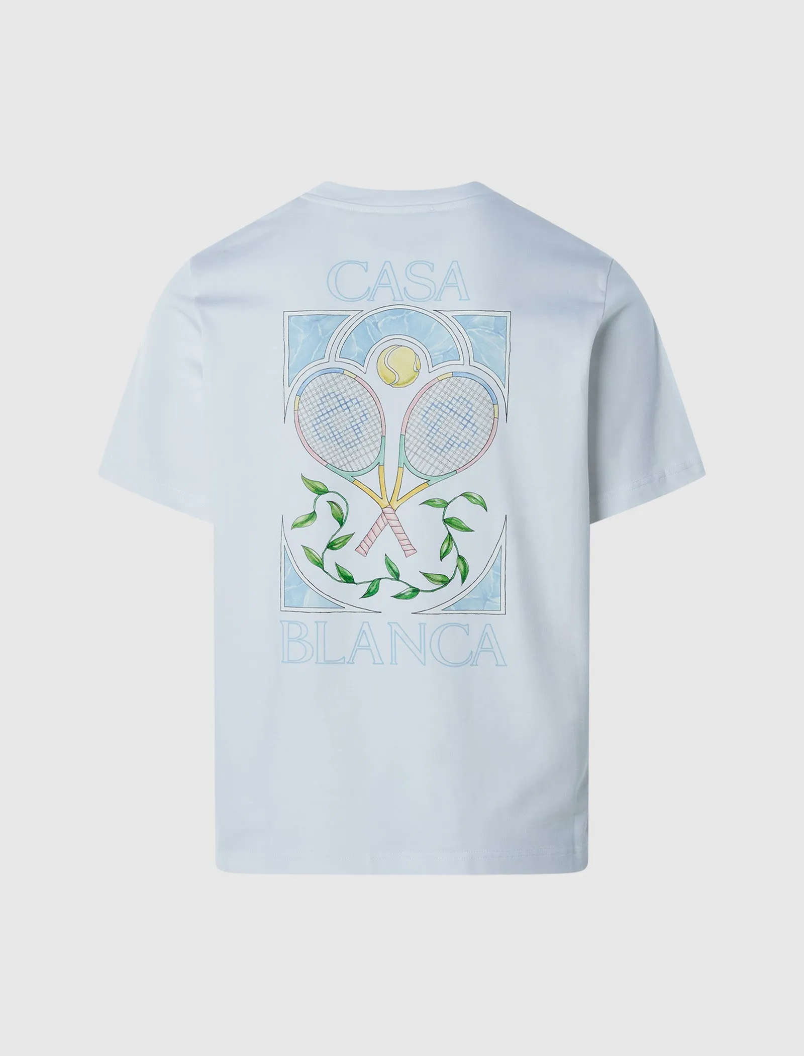 Raw Edge Hem Style Tennis Pastelle Tee