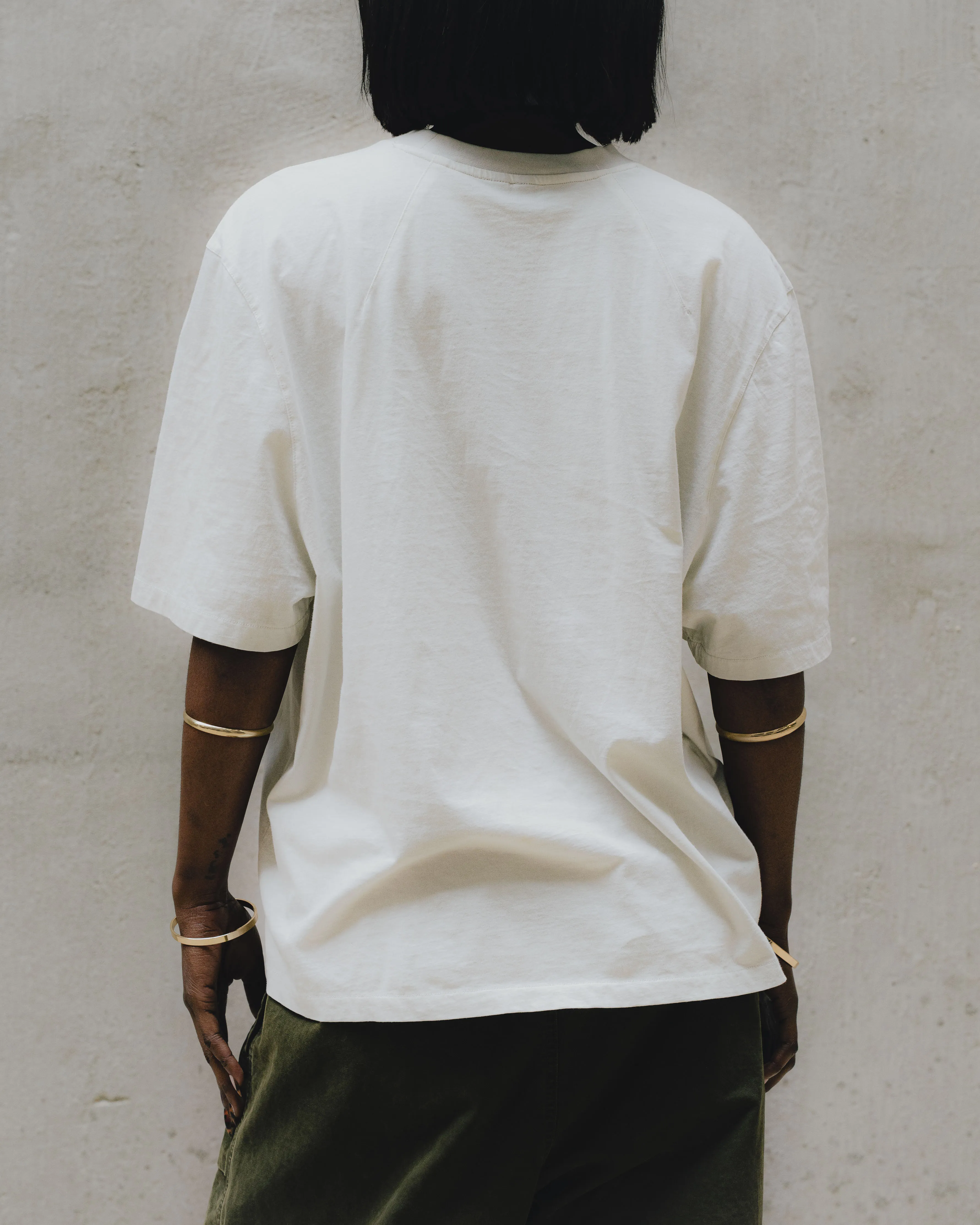 Asymmetric Neck Dart Tee