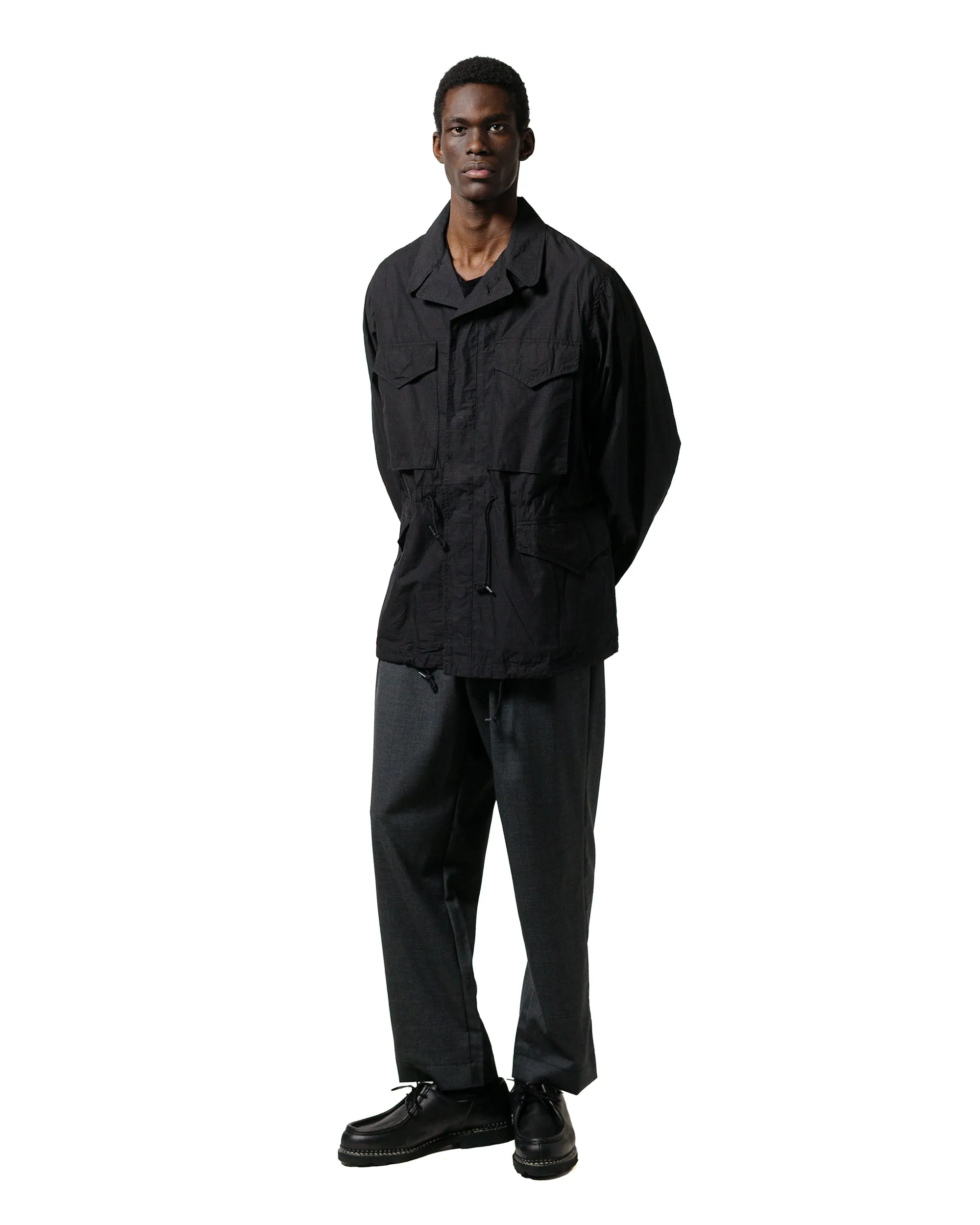 Invisible Under Clothes The Corona Utility Cp026 2T Desert Slacks Wool Tropical Cloth Top Charcoal