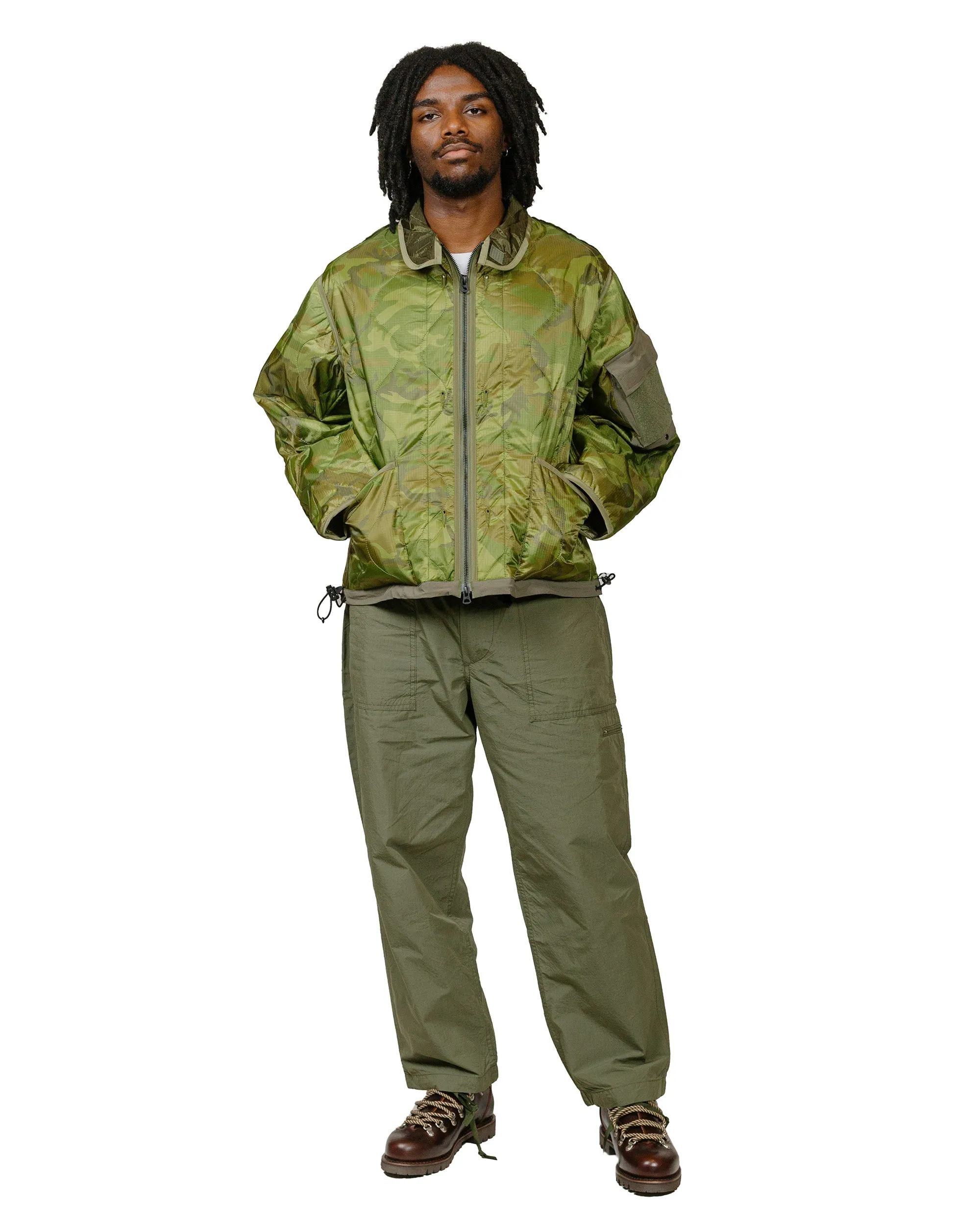 Anti - Greasiness Comfortable Elastic Altered The Corona Utility Fp001E Fatigue Slacks 'Utility Easy Slacks' Cordura Ripstop Leaf Green