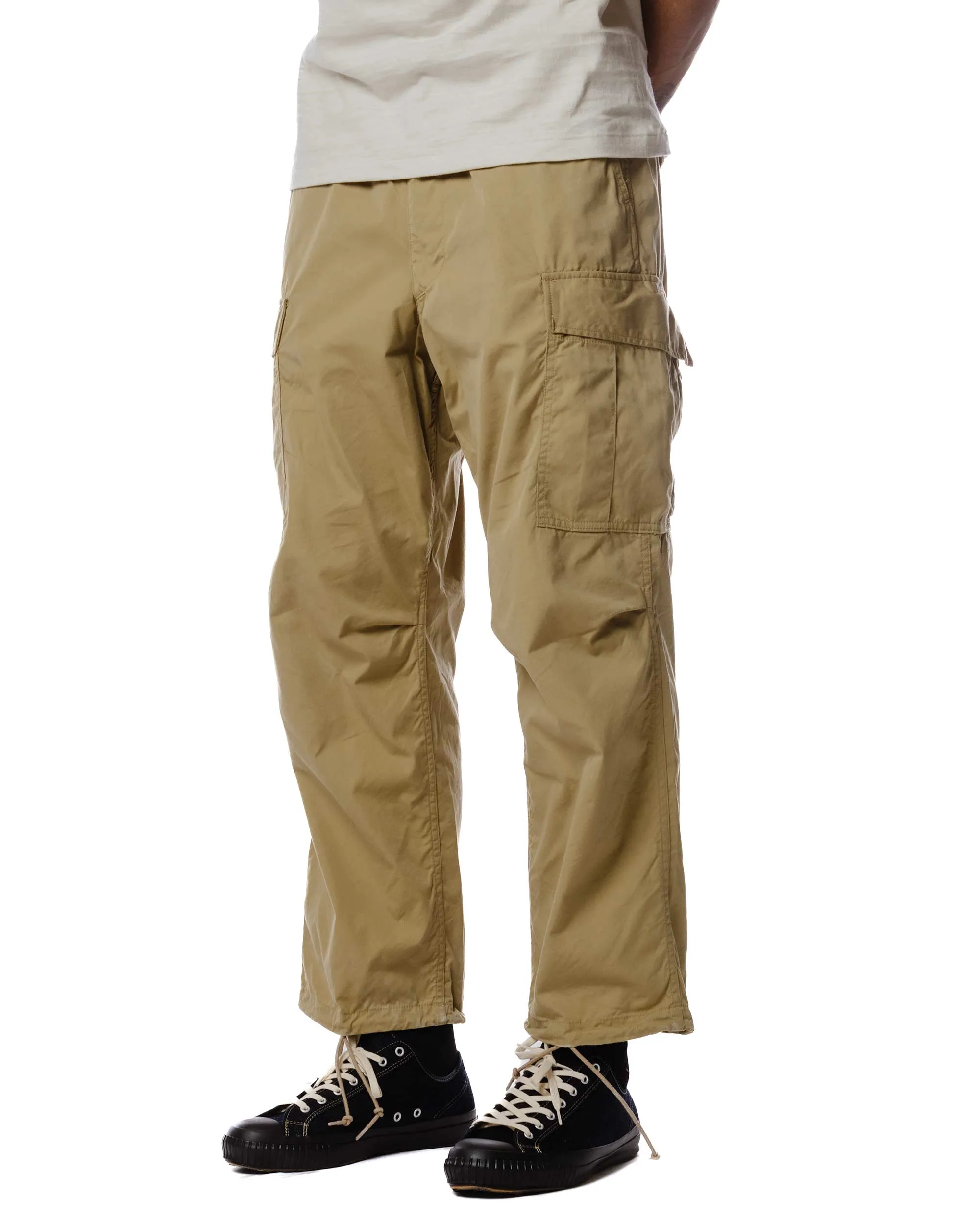 The Corona Utility Fp006E Fatigue Slacks 'Jungle Easy Slacks' Military Nylon/Cotton Blocks Beige Comfort And Reversible