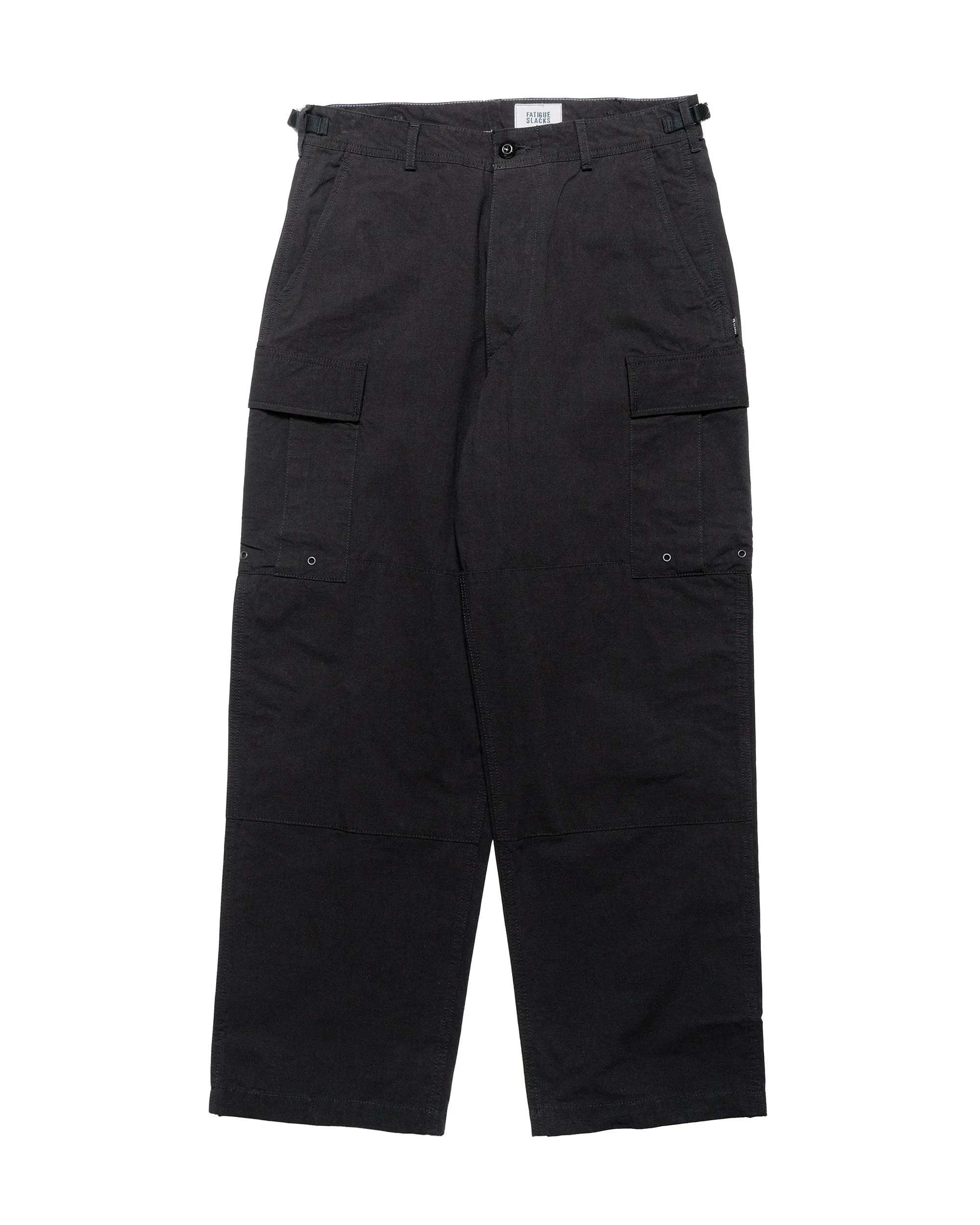 The Corona Utility Fp026 Fatigue Slacks '357 B.D.U Slacks' Ripstop Poplin Black Intricate Jacquard Sew Shape