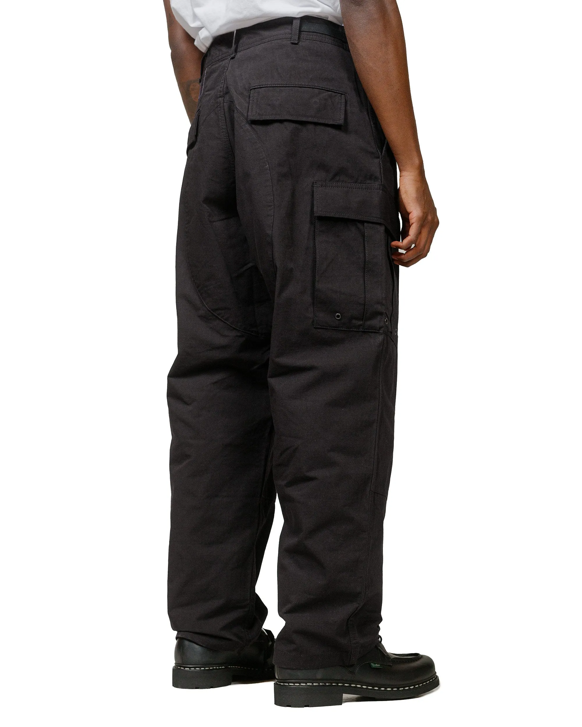 The Corona Utility Fp026 Fatigue Slacks '357 B.D.U Slacks' Ripstop Poplin Black Comfortable Georgette Socks