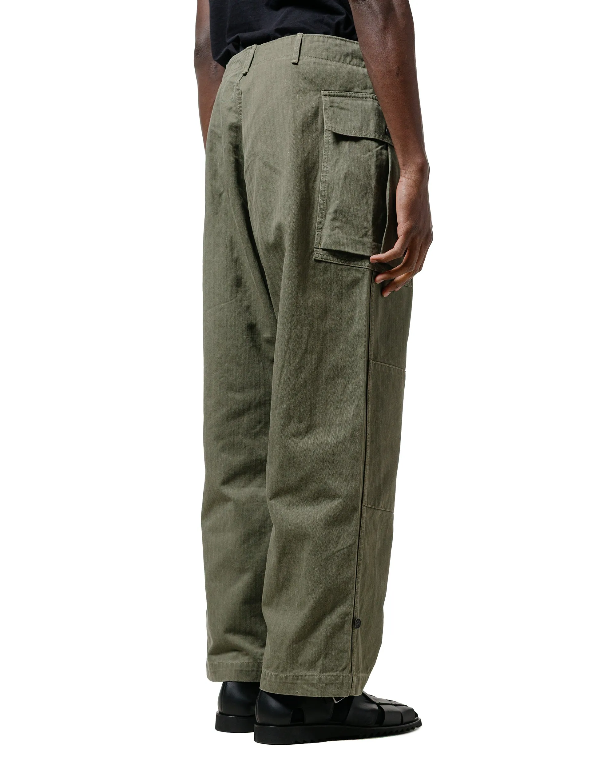 The Corona Utility Fp028 M-43 Cargo Slacks Sz Military H.B.T Light Og W/ Bio-Wash Brand Spot UV