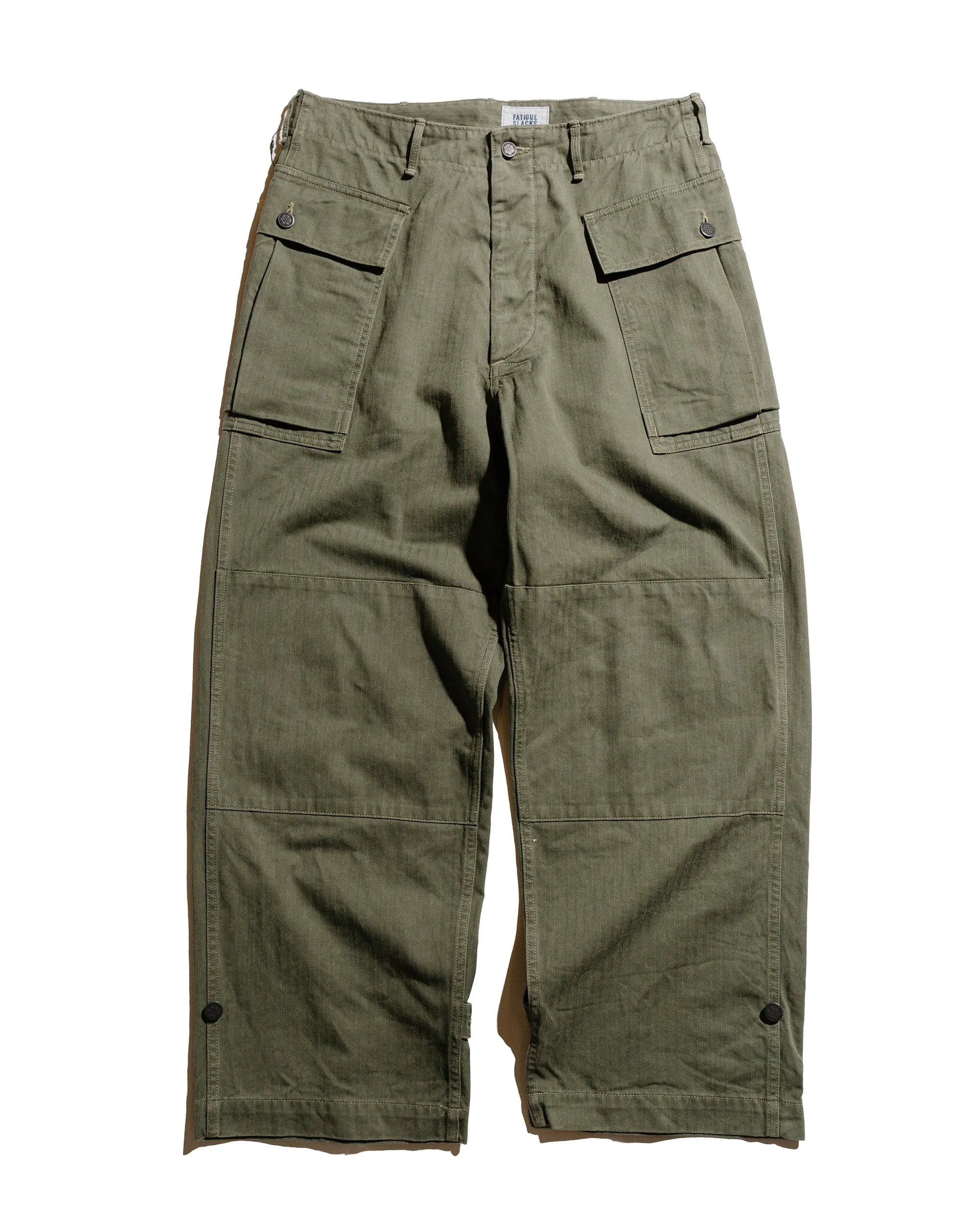 Tungsten Alloy The Corona Utility Fp028 M-43 Cargo Slacks Sz Military H.B.T Light Og W/ Bio-Wash