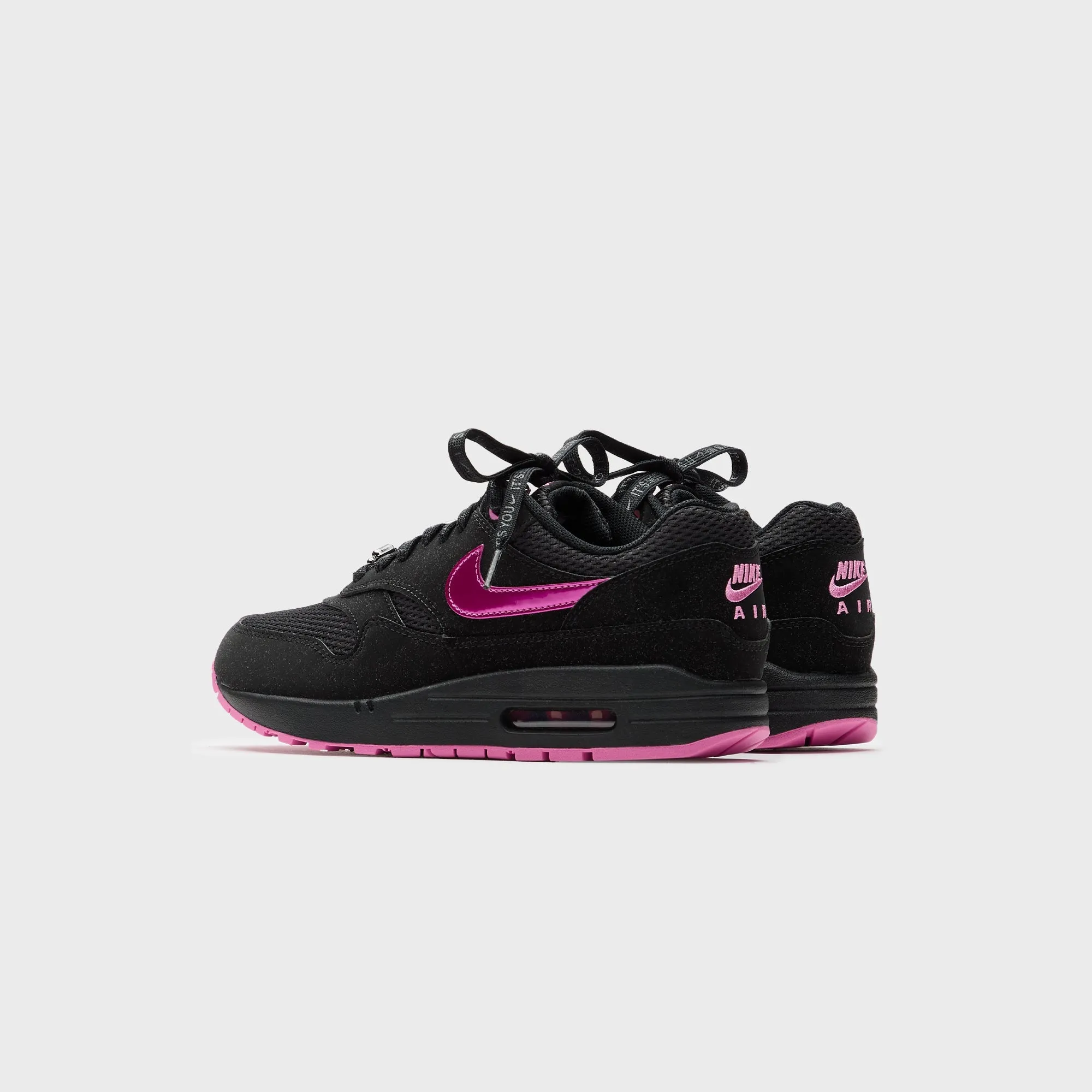 Nike Air Max 1  - Black / Playful Pink / University Red Unleash Your Power Exclusive Deal