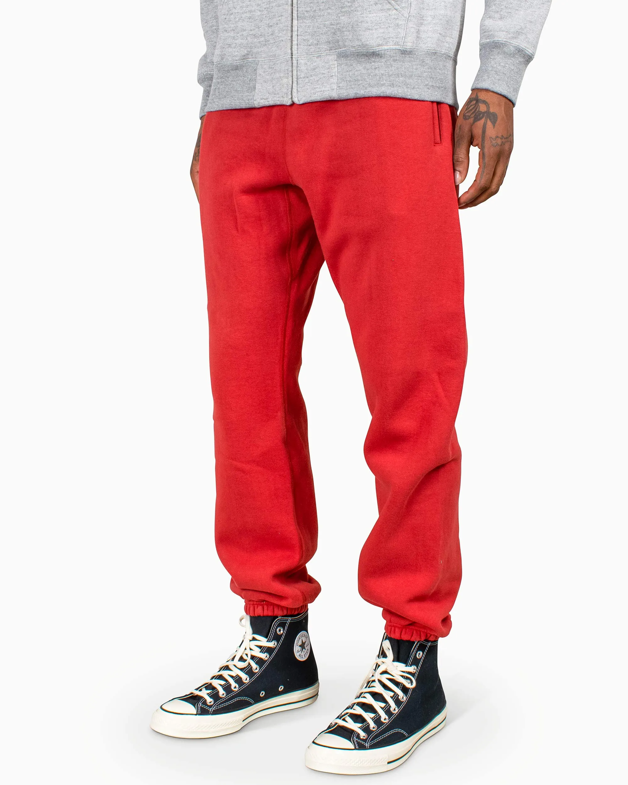 Comfortable Tulle Blend Fluffy Mohair The Real Mccoy'S Mc18118 10 Oz. Loopwheel Sweatpants Cherry