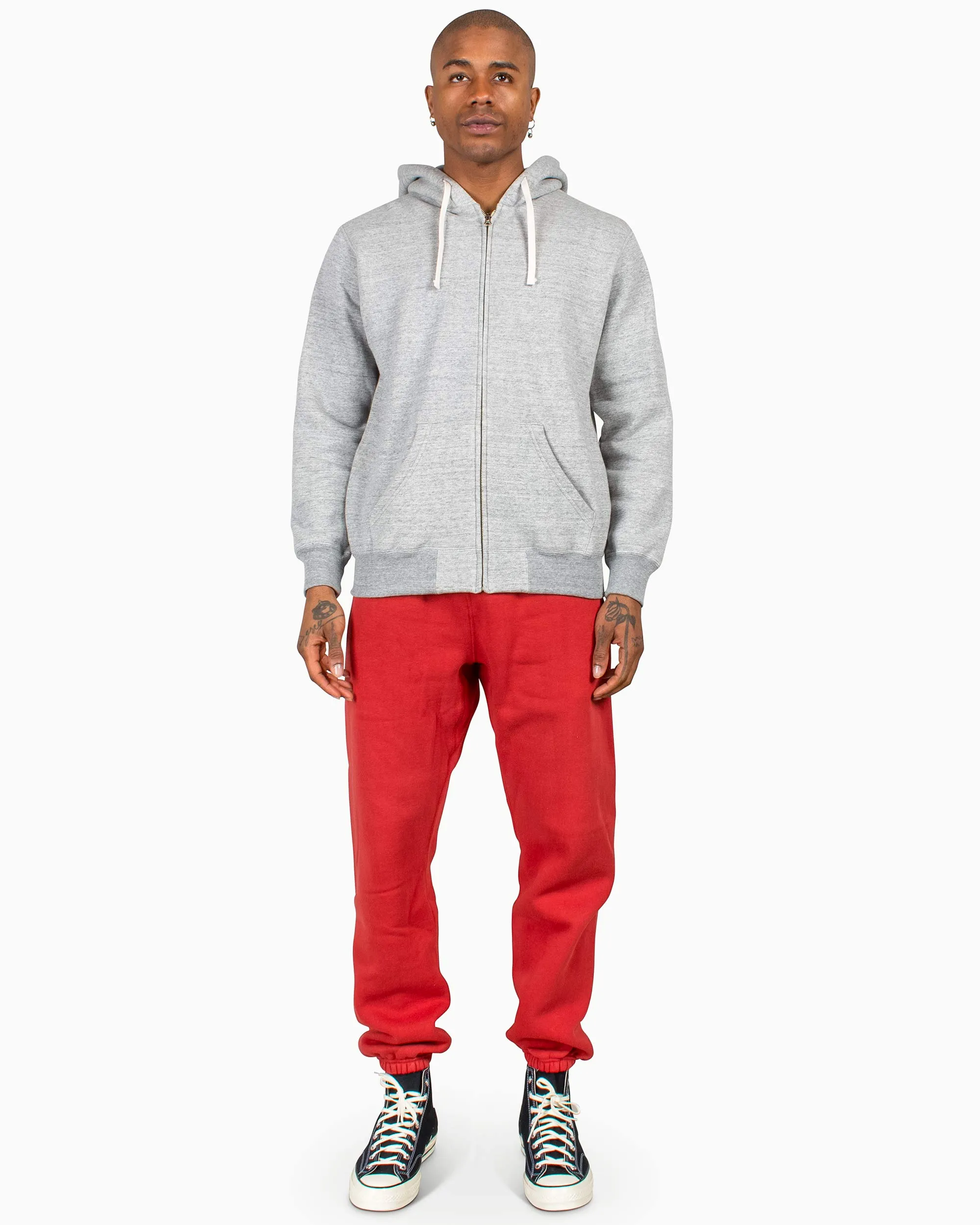 The Real Mccoy'S Mc18118 10 Oz. Loopwheel Sweatpants Cherry Flexible Outsole Sale