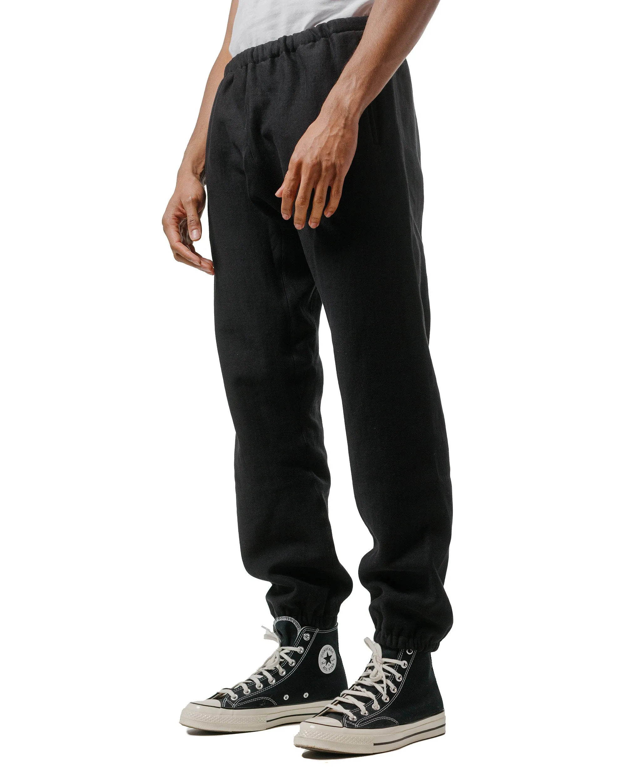 Soft Lining Look Shoulder Support The Real Mccoy'S Mc20115 Heavyweight Sweatpants Black