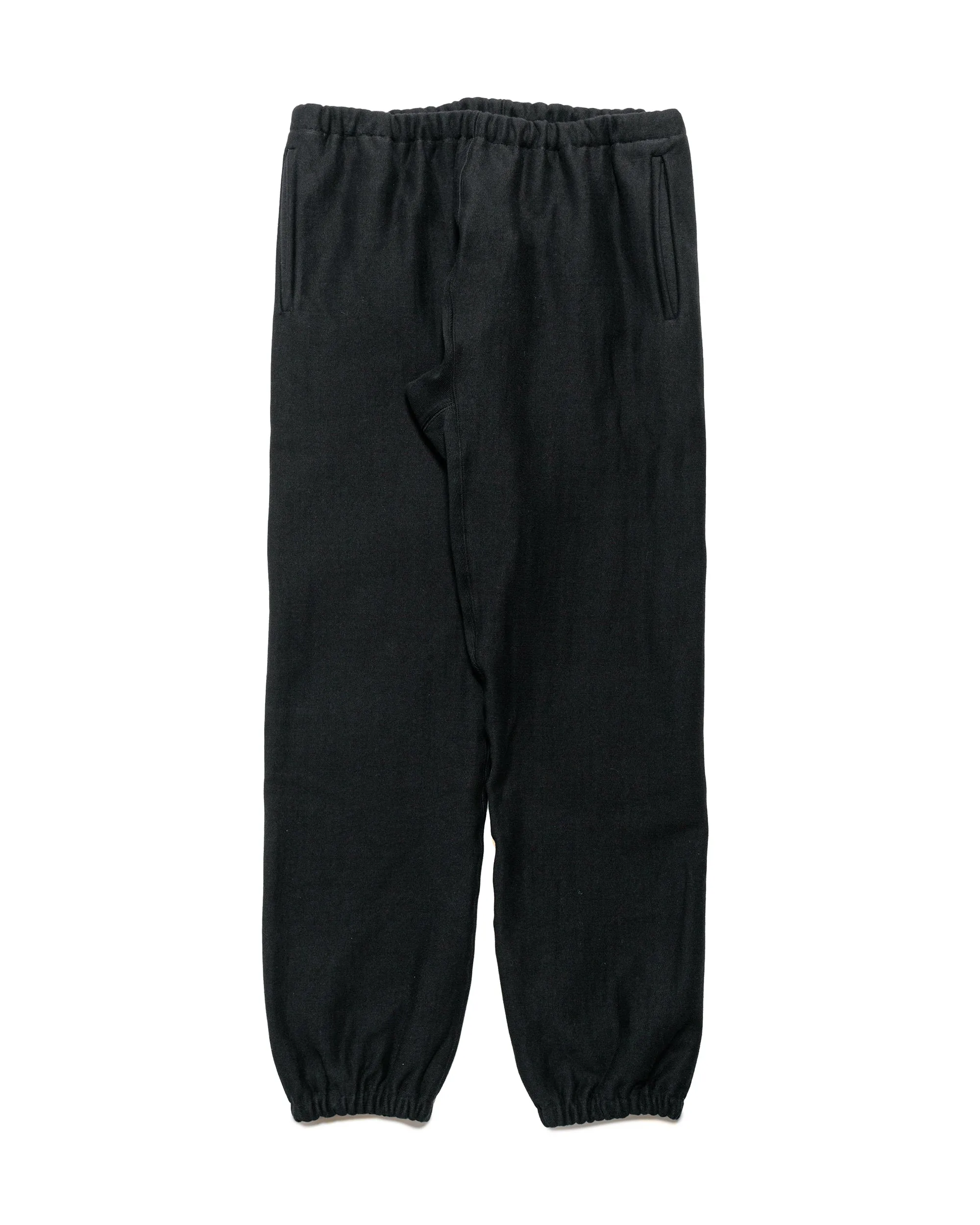 Drawstrings Wind - Blocking The Real Mccoy'S Mc20115 Heavyweight Sweatpants Black