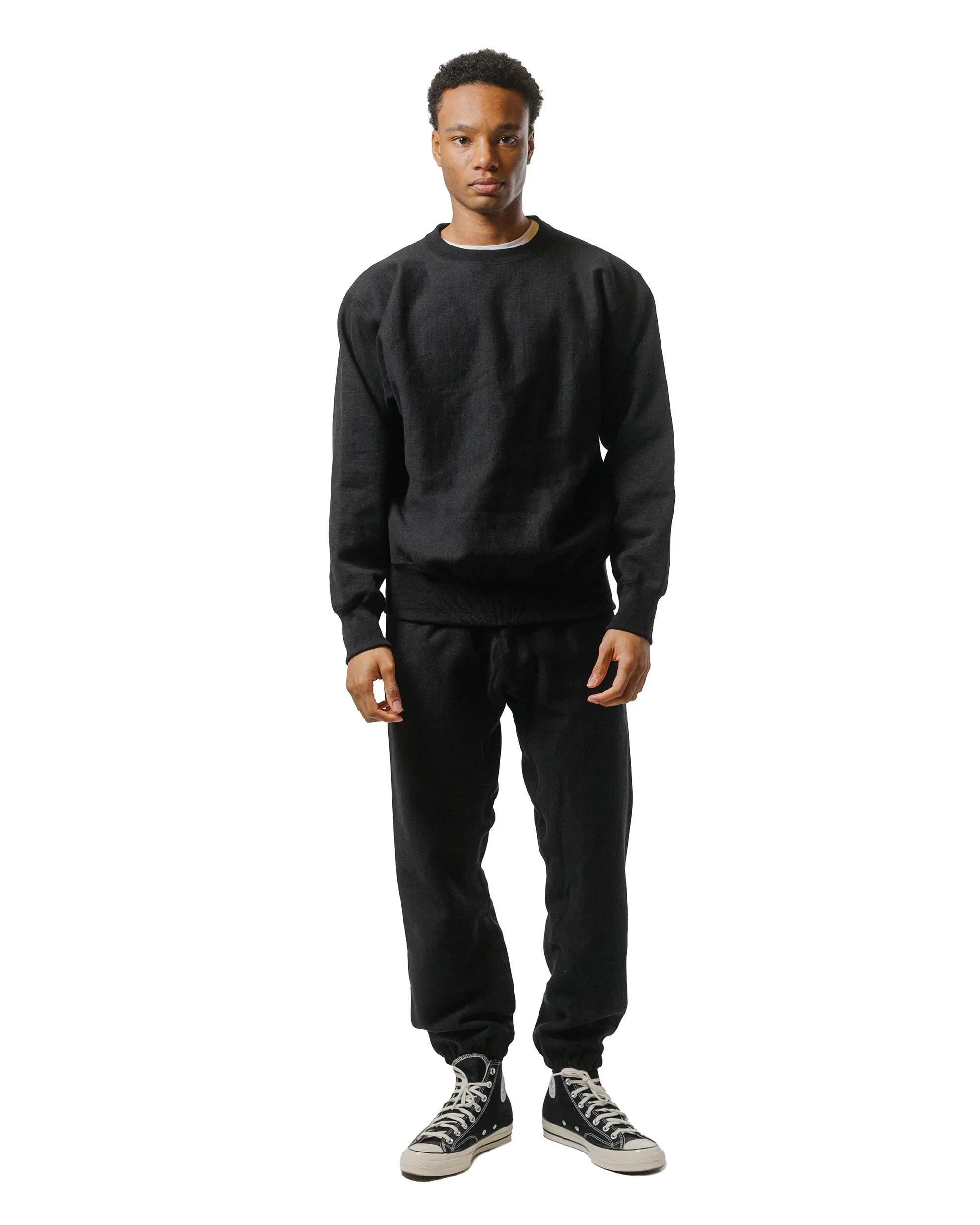 The Real Mccoy'S Mc20115 Heavyweight Sweatpants Black Knit Layer