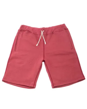 The Real Mccoy'S Mc21019 9Oz. Loopwheel Sweatshorts Maroon Fishing Kit Collapsible Hood