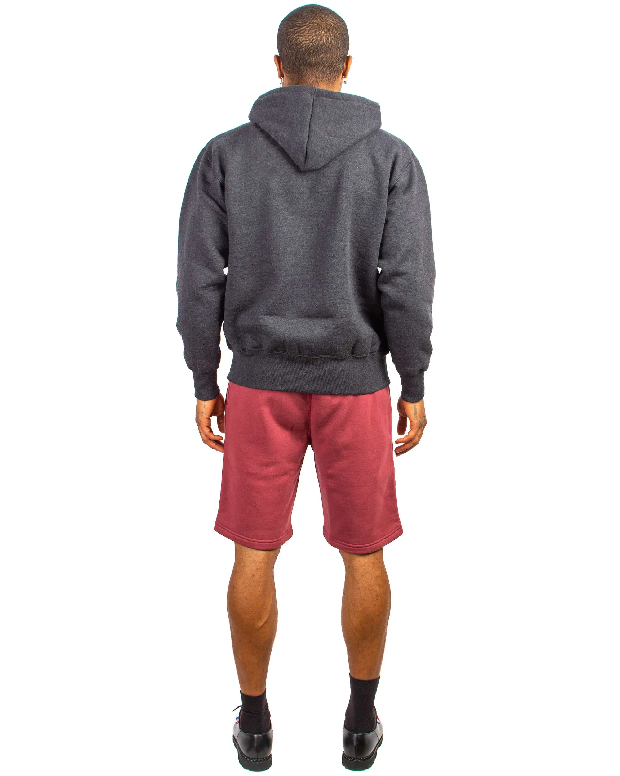 The Real Mccoy'S Mc21019 9Oz. Loopwheel Sweatshorts Maroon Coral