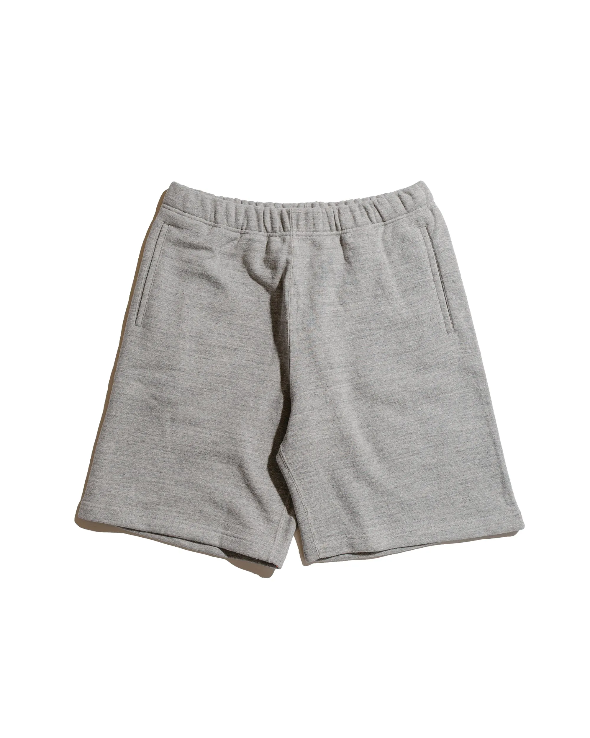 The Real Mccoy'S Mc24121 9Oz. Loopwheel Sweat Shorts Gray Comfortable Elastic Lace Edge Band