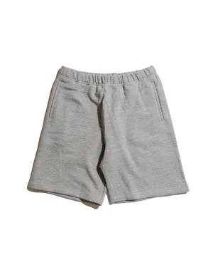 The Real Mccoy'S Mc24121 9Oz. Loopwheel Sweat Shorts Gray Comfortable Elastic Lace Edge Band