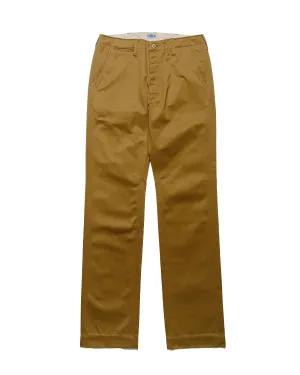 The Real Mccoy'S Mp19010 Blue Seal Chino Trousers O. Khaki Terracotta