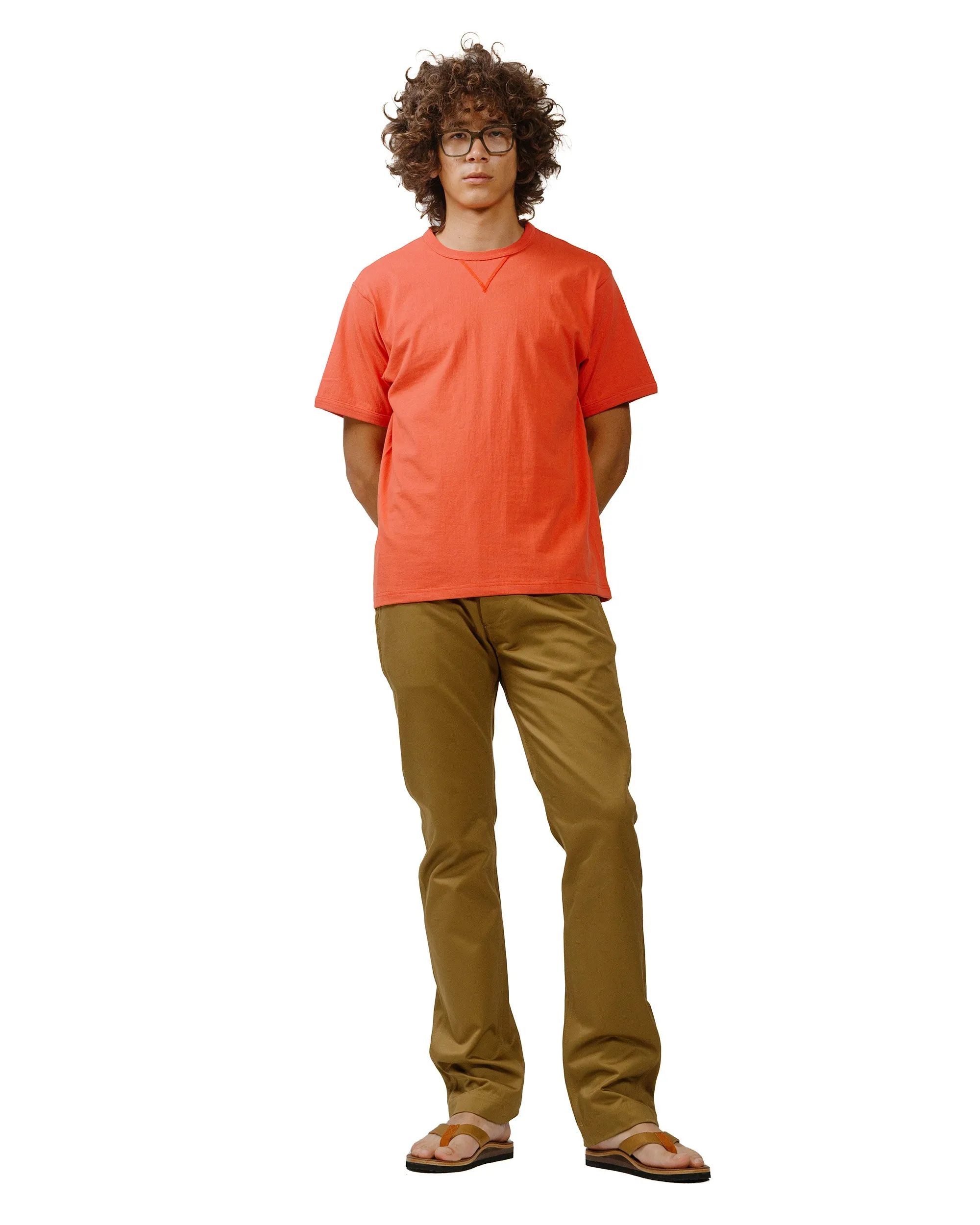 Anti-Fake Bing Ads The Real Mccoy'S Mp19010 Blue Seal Chino Trousers O. Khaki
