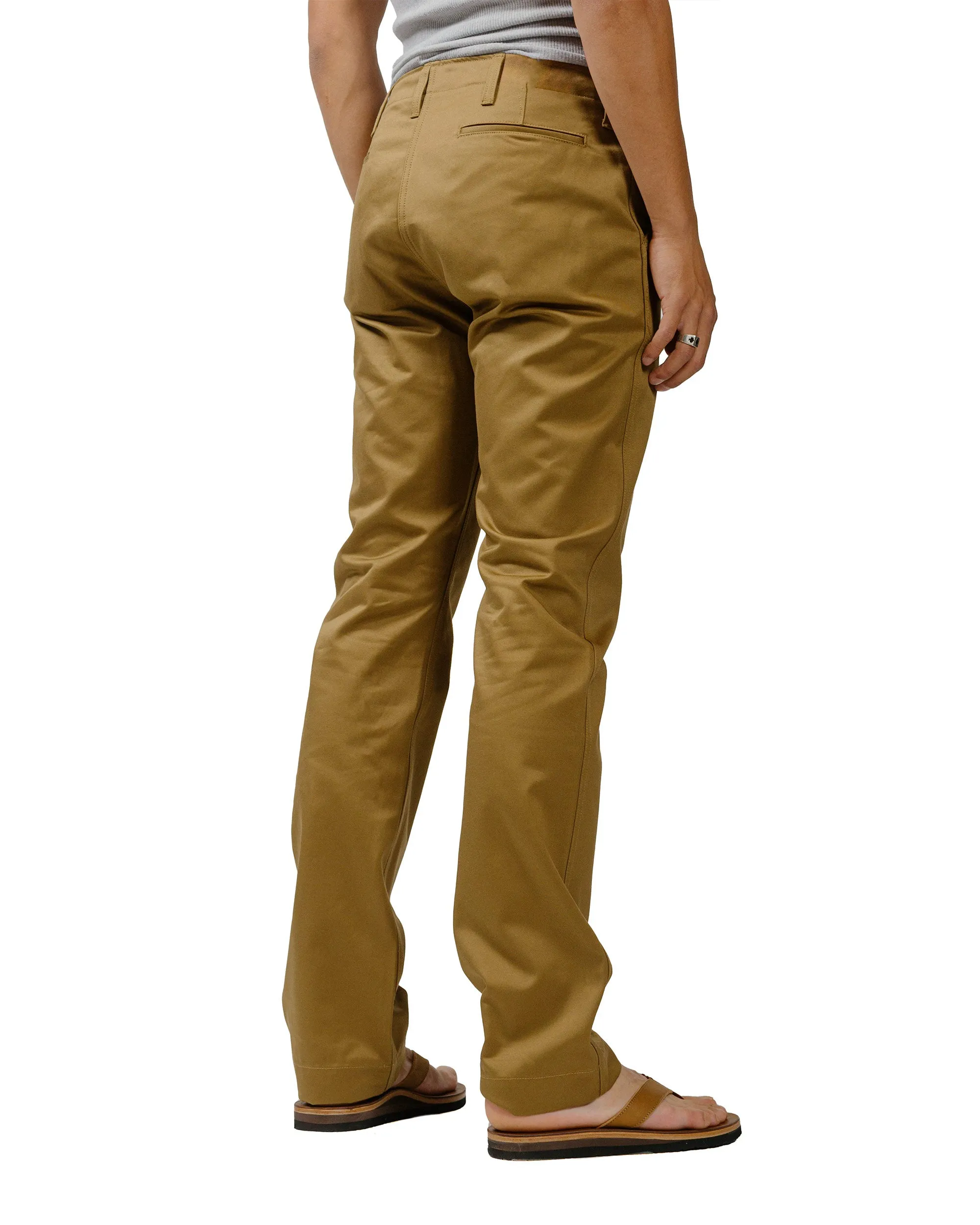 Domestic Waist Comfort Skill The Real Mccoy'S Mp19010 Blue Seal Chino Trousers O. Khaki