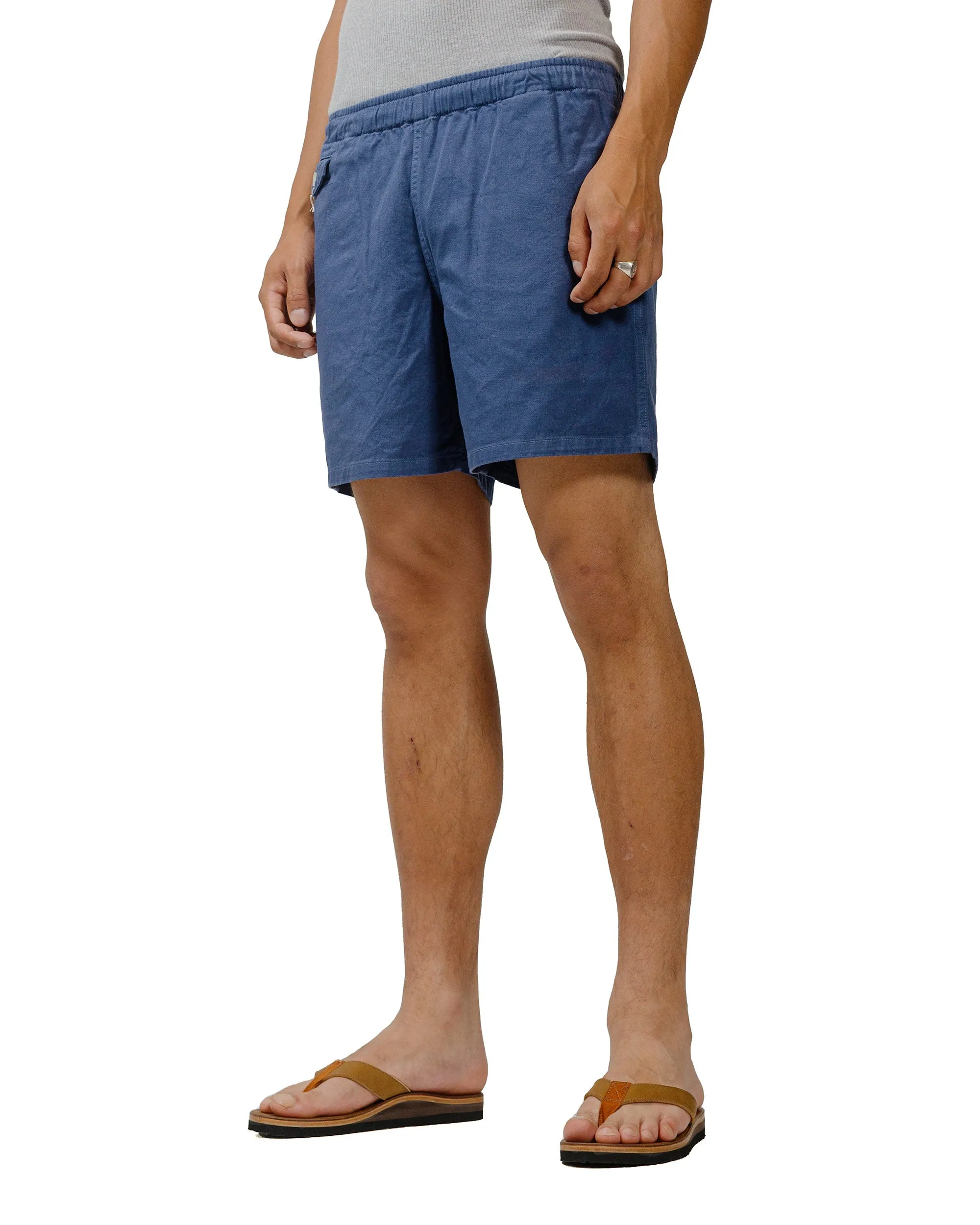 Cotton Blend Fabric Non - Washable The Real Mccoy'S Mp22015 Cotton Drill Swim Shorts (Over-Dyed) Navy