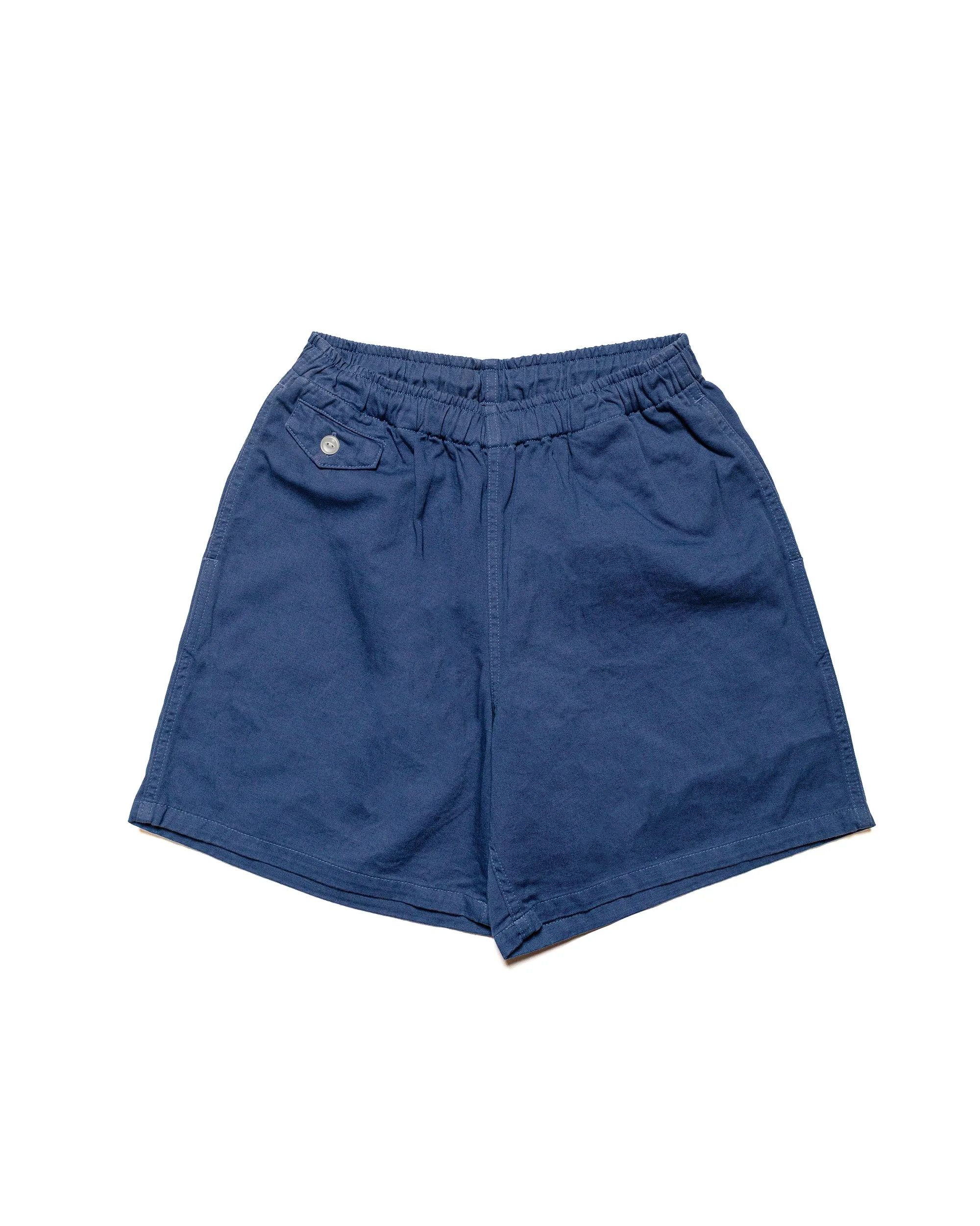 Upper Hemlining The Real Mccoy'S Mp22015 Cotton Drill Swim Shorts (Over-Dyed) Navy