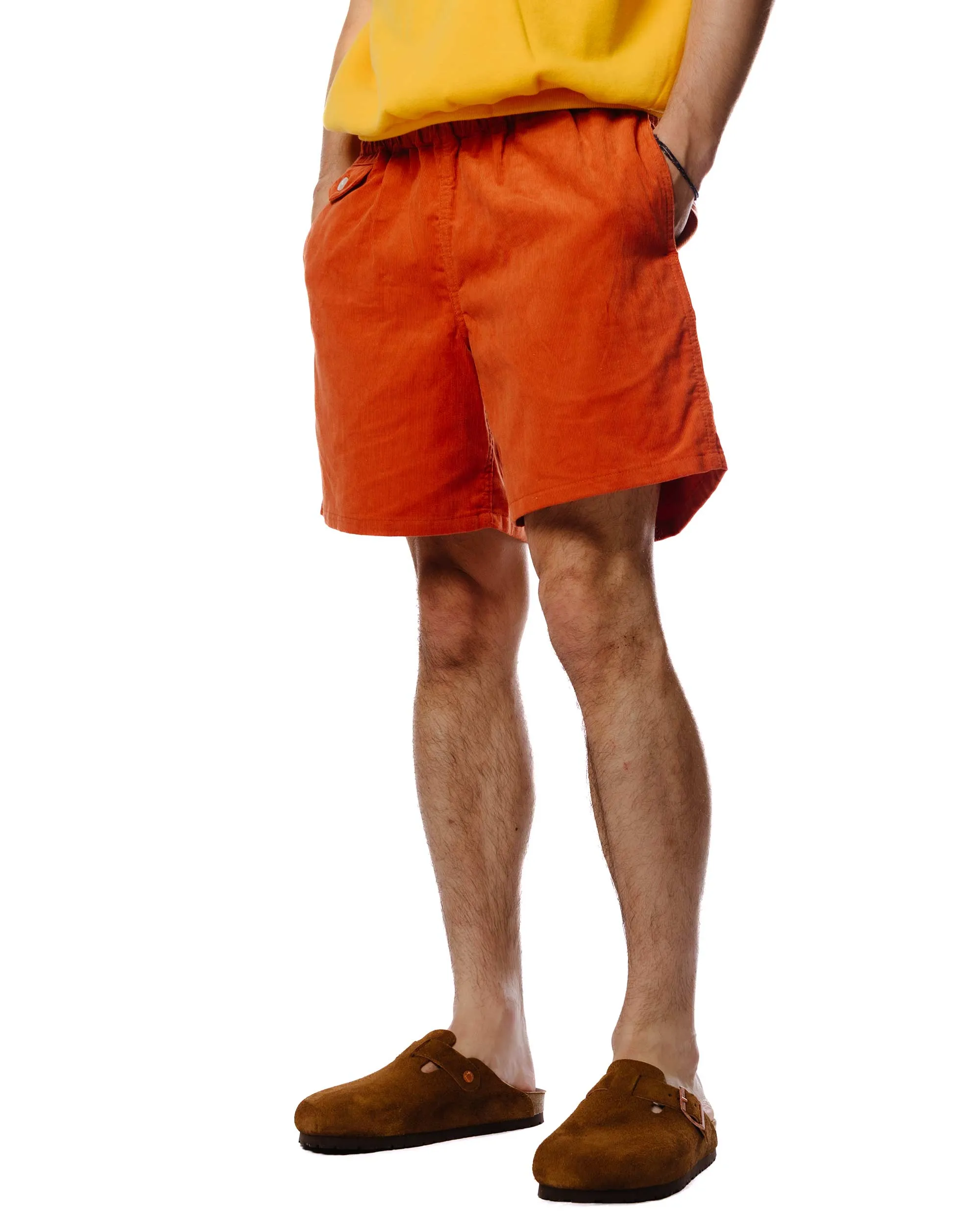 Screen Printing Socks The Real Mccoy'S Mp23014 Summer Corduroy Swim Shorts Salmon