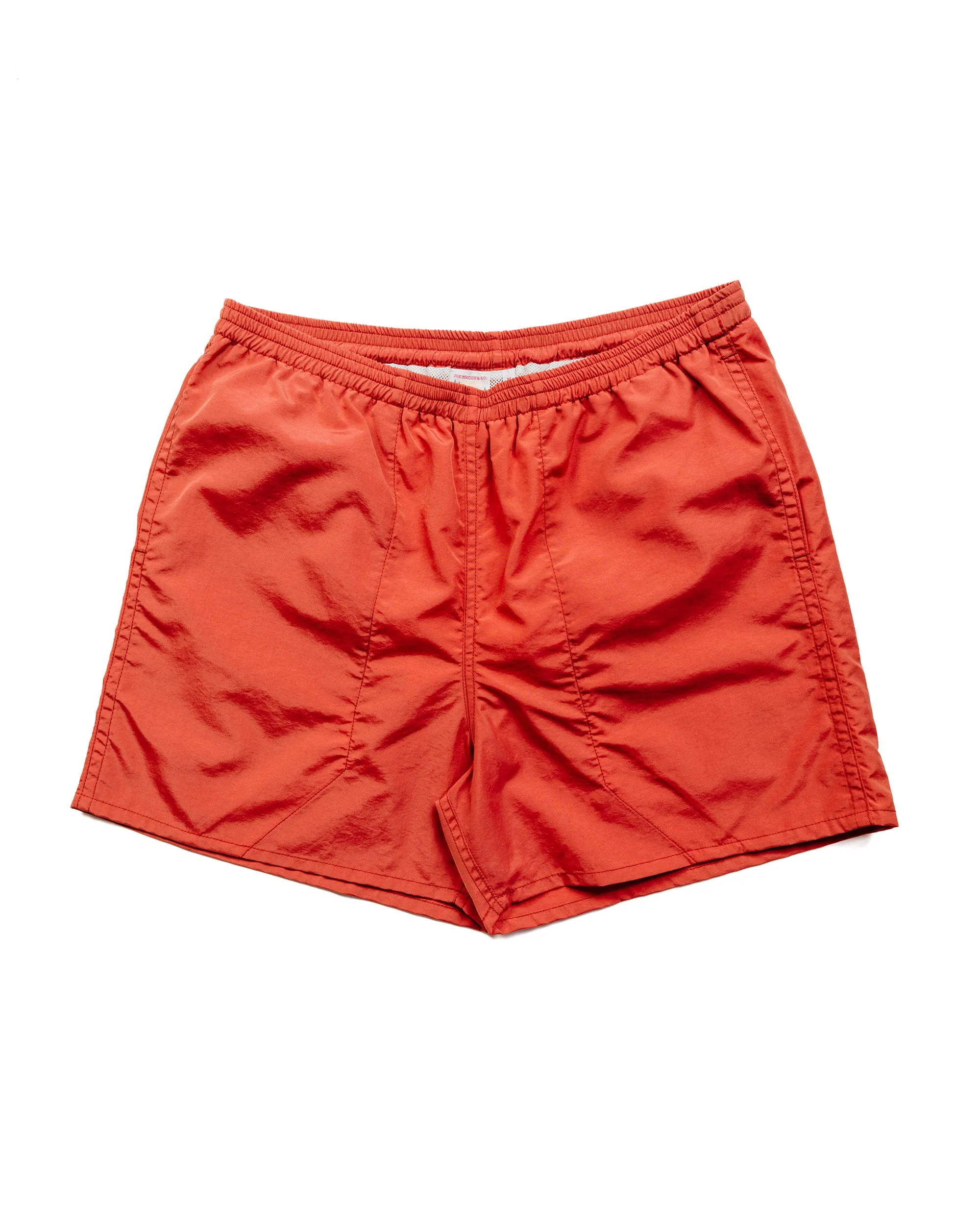 The Real Mccoy'S Mp23019 Nylon-Mesh Hiking Shorts Salmon Narrow Waist Width