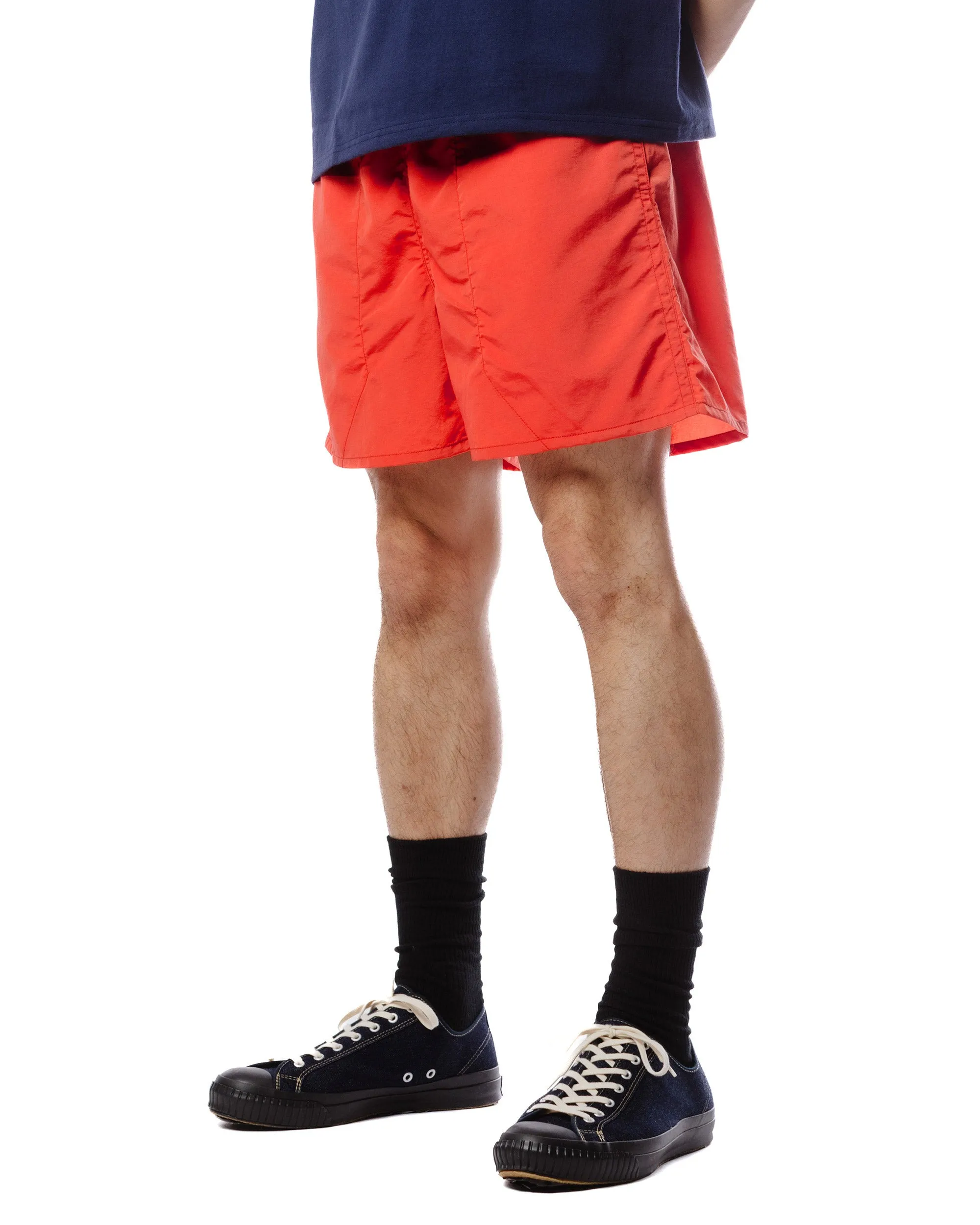 The Real Mccoy'S Mp23019 Nylon-Mesh Hiking Shorts Salmon Comfortable Vibrant Cinch
