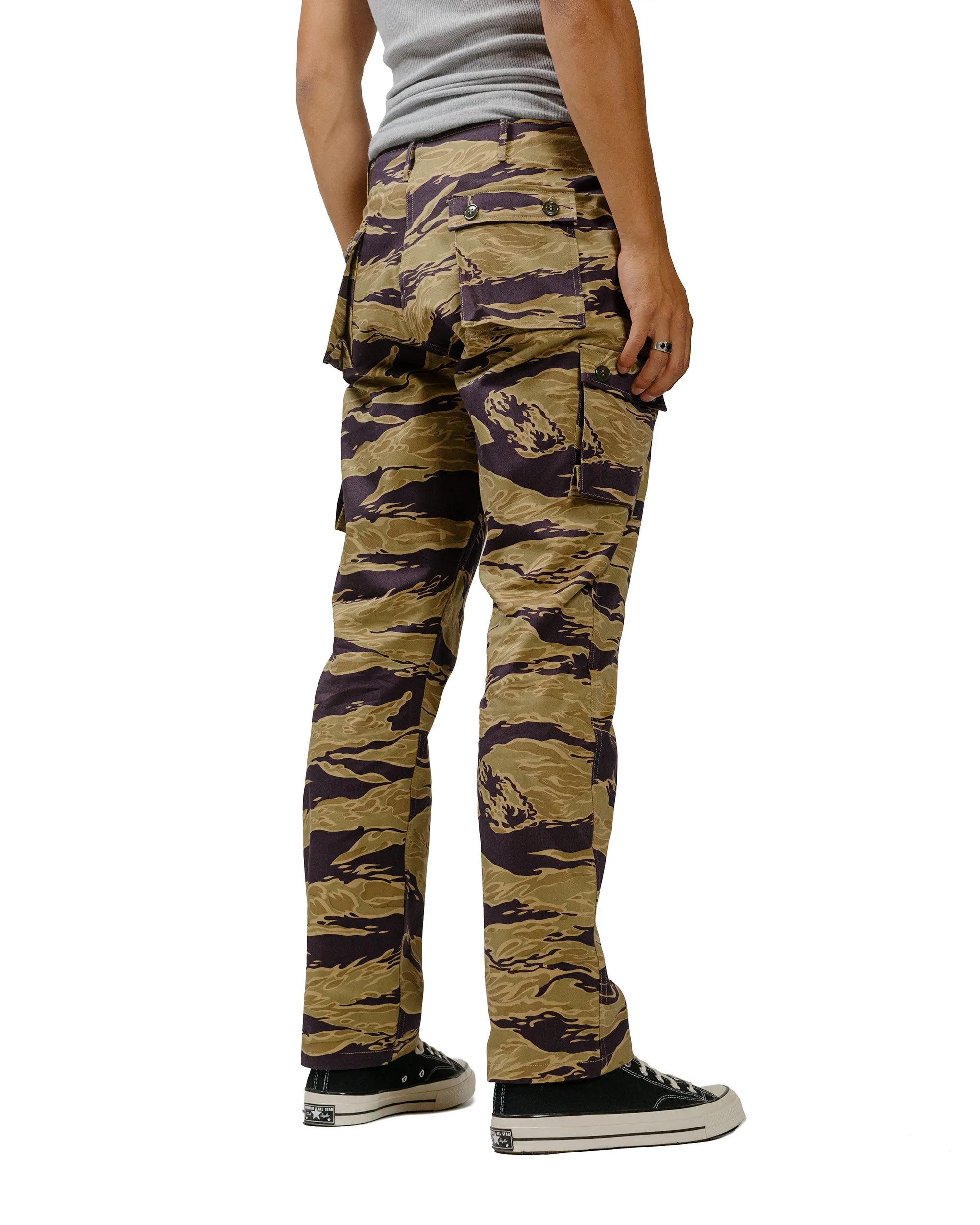 Anti-Parallel Universe The Real Mccoy'S Mp24001 Tiger Camouflage Trousers / Advisor Khaki