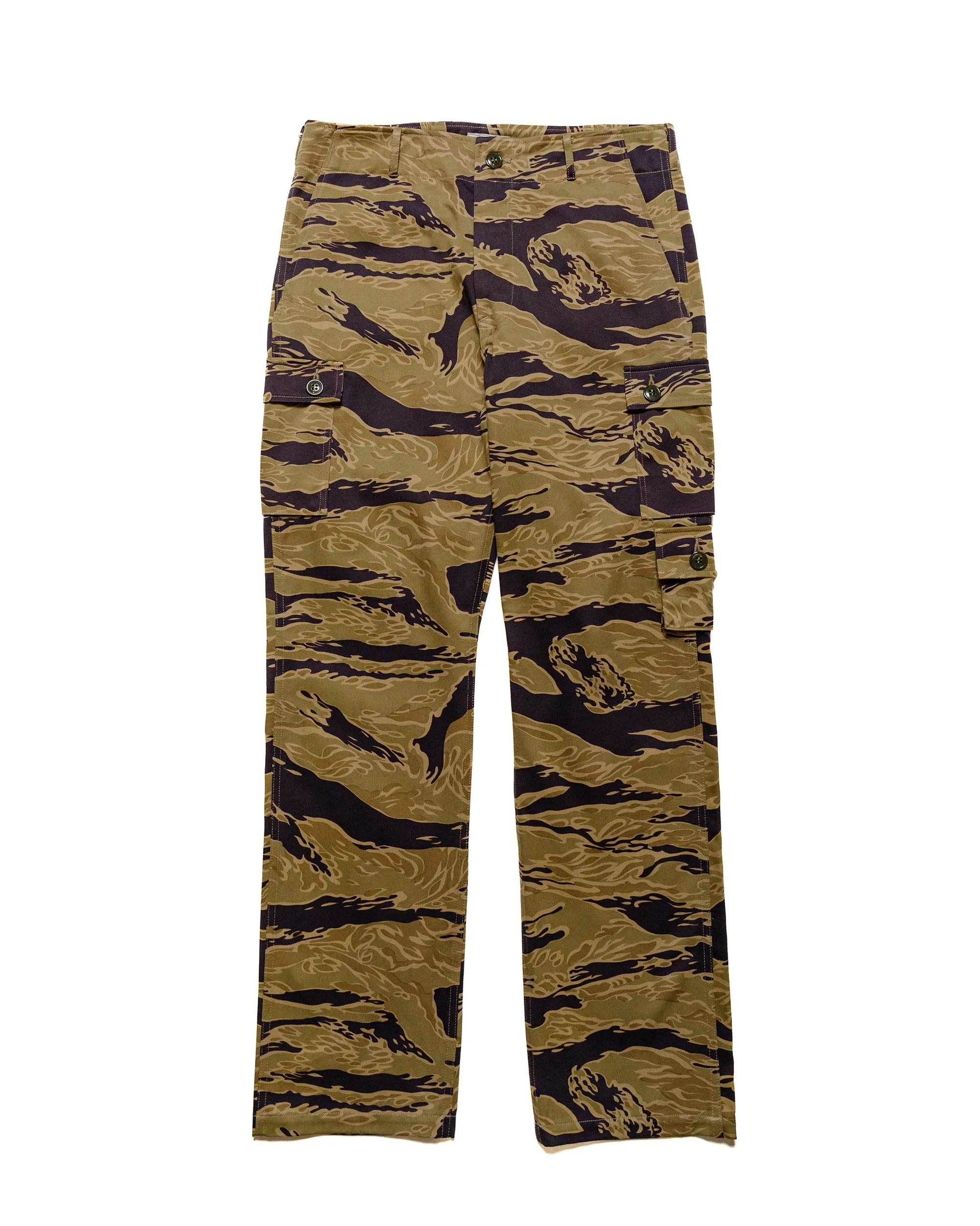 Comfort Job The Real Mccoy'S Mp24001 Tiger Camouflage Trousers / Advisor Khaki