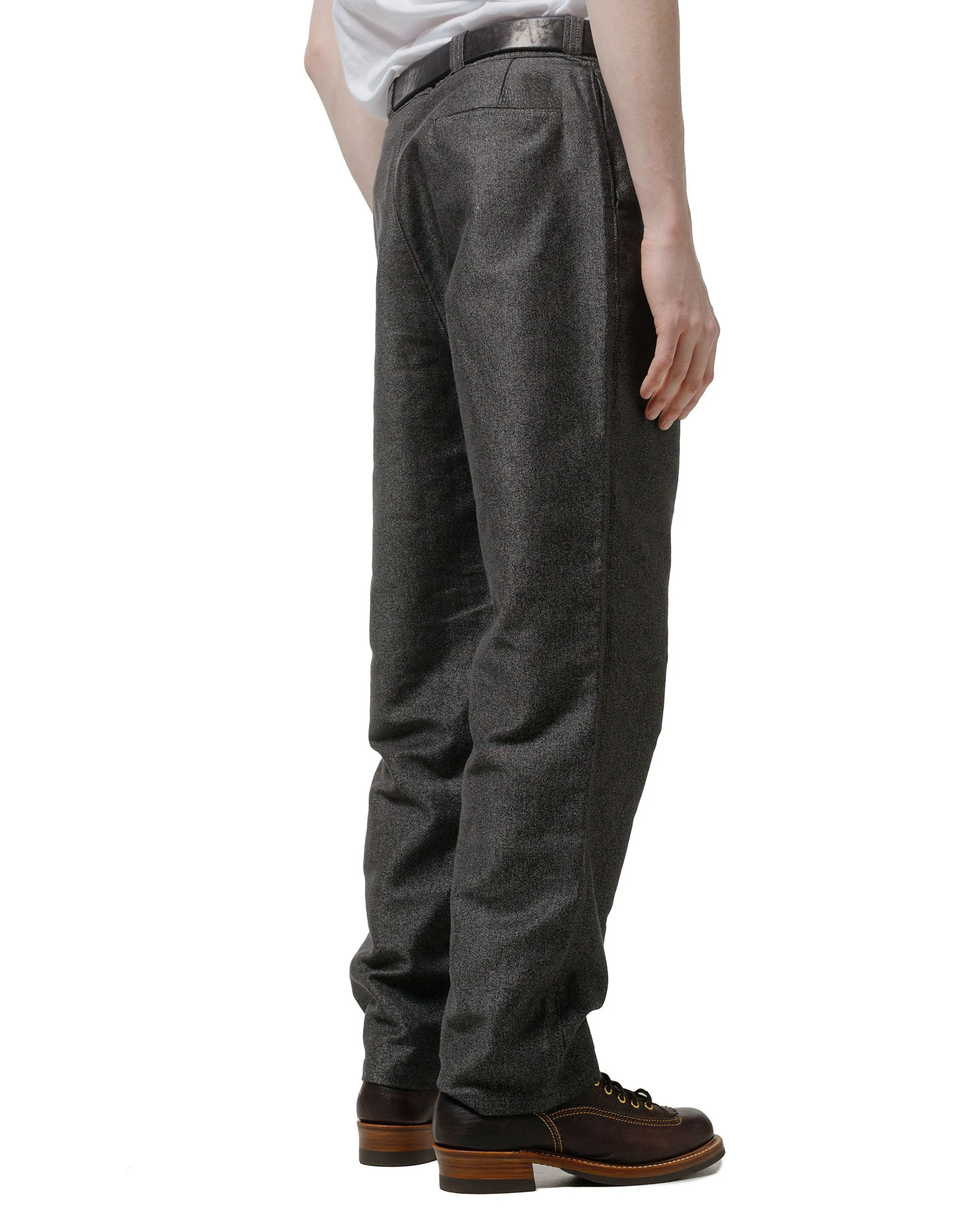 Gusset Tight - Fitting The Real Mccoy'S Mp24101 Double Diamond Trousers / Printed Moleskin Salt & Pepper