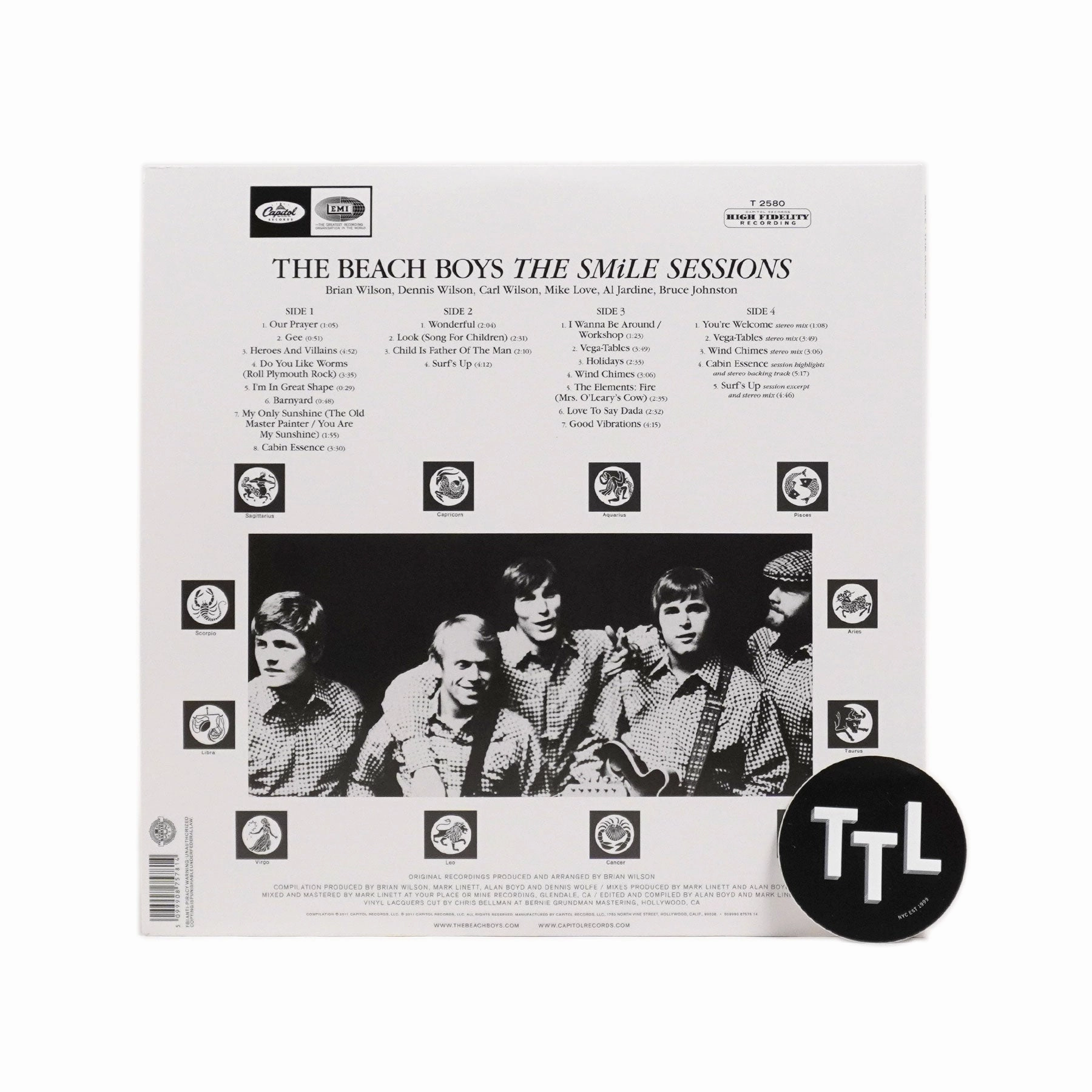 The Beach Boys: The Smile Sessions Vinyl 2LP - LIMIT 2 PER CUSTOMER
