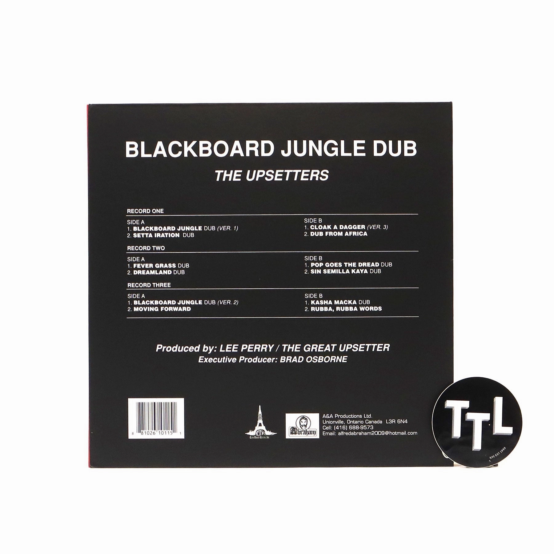 The Upsetters: Blackboard Jungle Dub (Lee Perry, King Tubby) Vinyl 3x10" Boxset