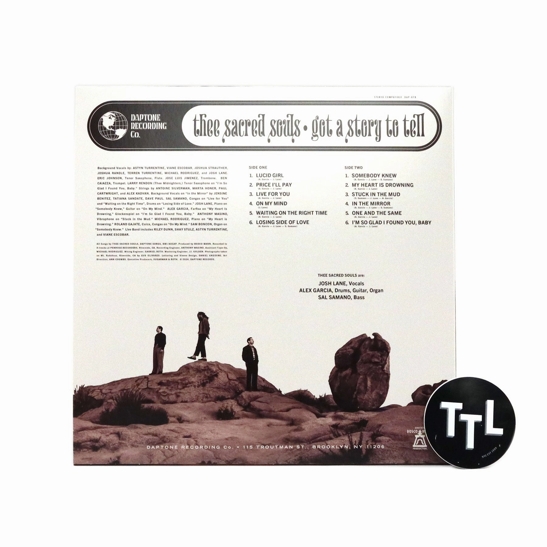 Thee Sacred Souls: Got A Story To Tell (Colored Vinyl) Vinyl LP