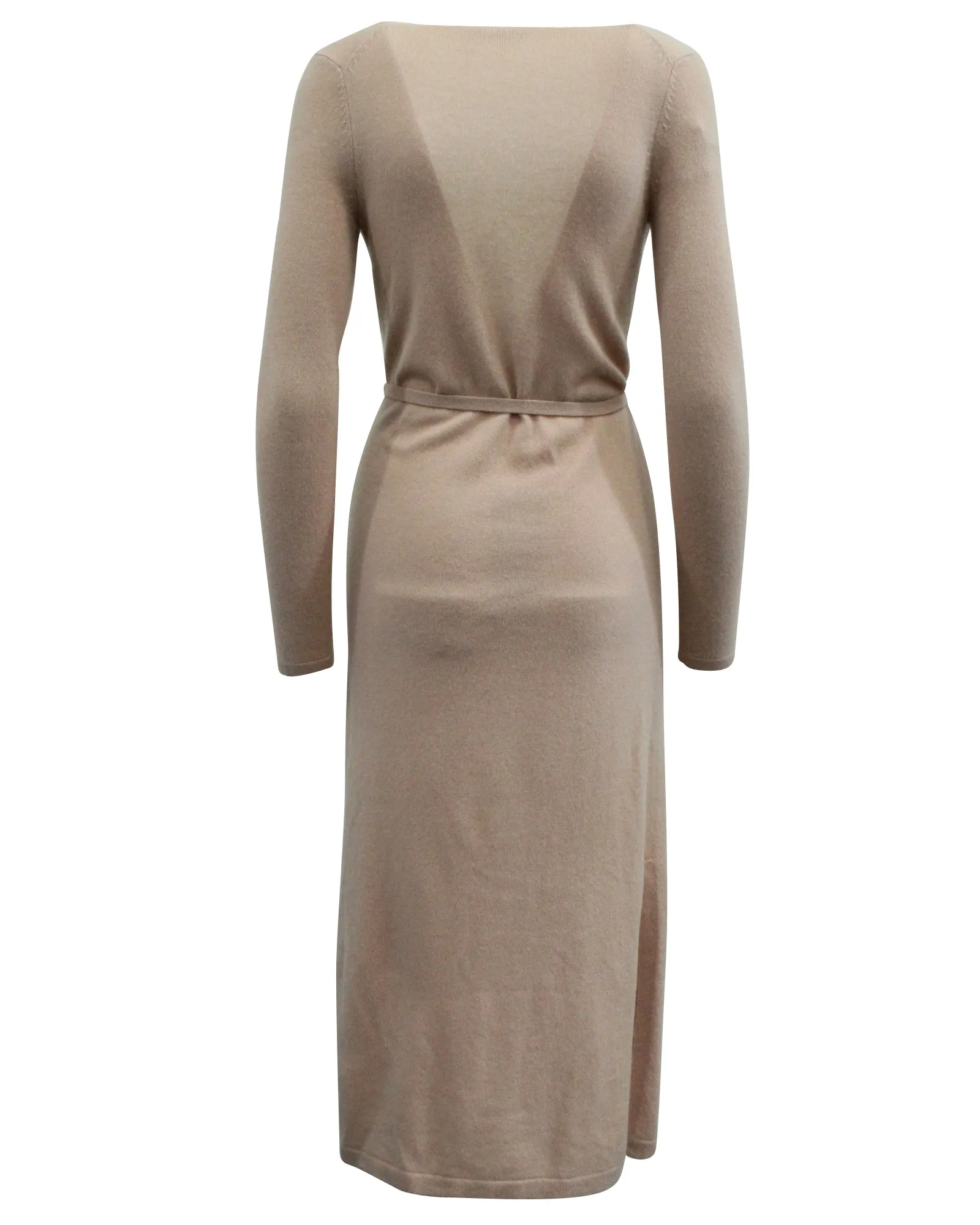 Long Cardigan en Cachemire Rose