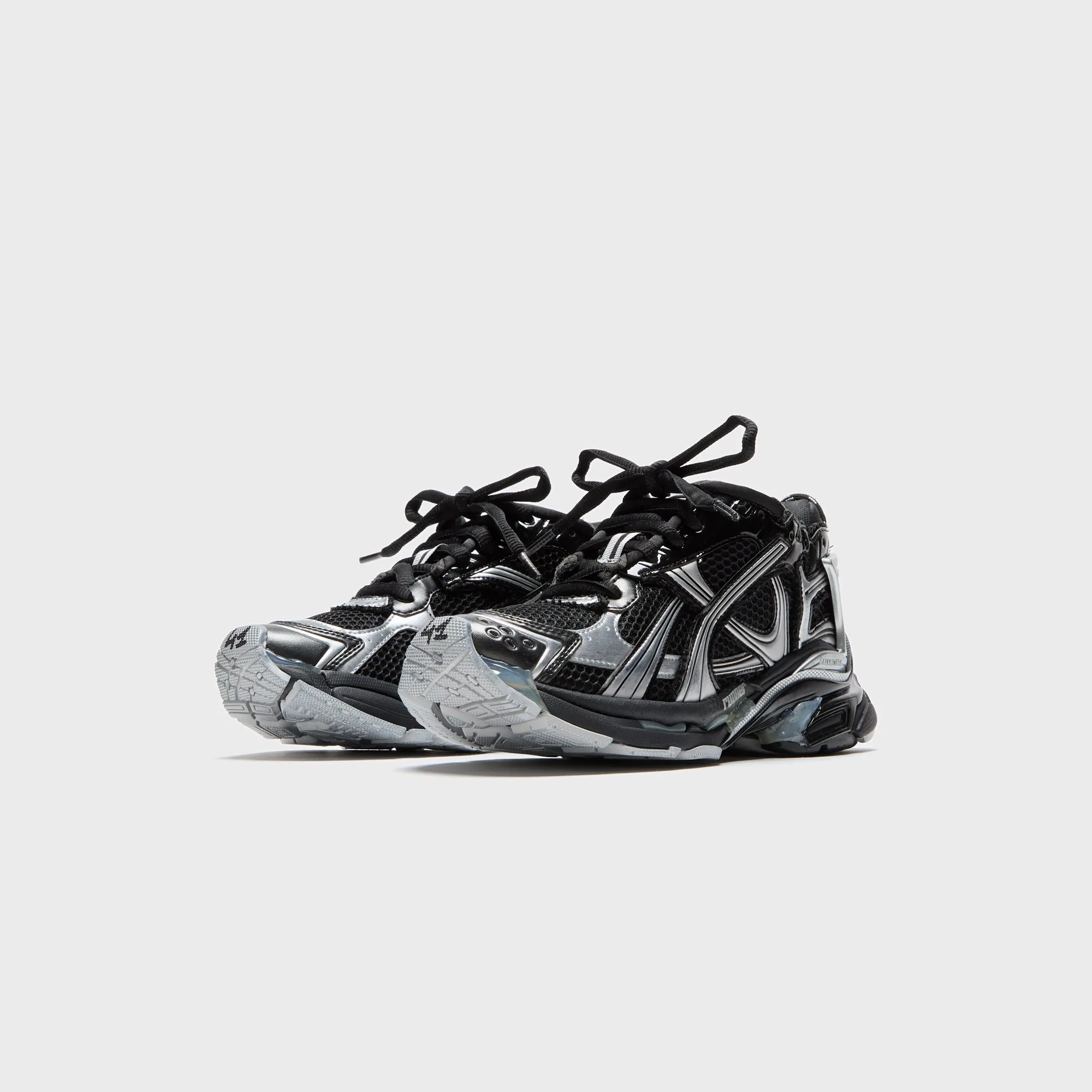 Anti Rust Balenciaga Runner - Black / Silver