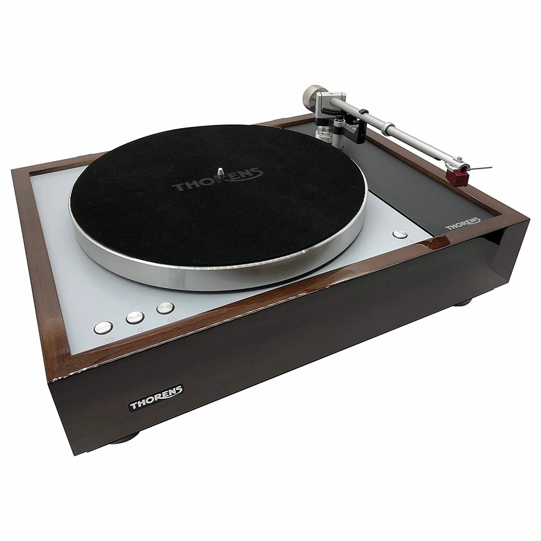 Thorens: Leather Record Mat - Black