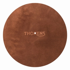 Thorens: Leather Record Mat - Brown hi-fi digital music server,hi-fi speaker wall mount,hi-fi amp upgrade