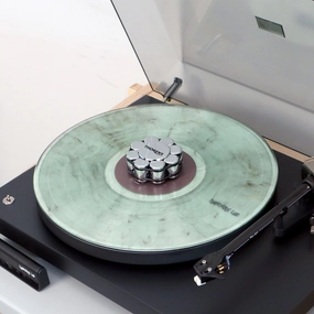 Thorens: Premium Turntable Record Stabilizer - Chrome hi-fi digital music server,hi-fi speaker wall mount,hi-fi amp upgrade