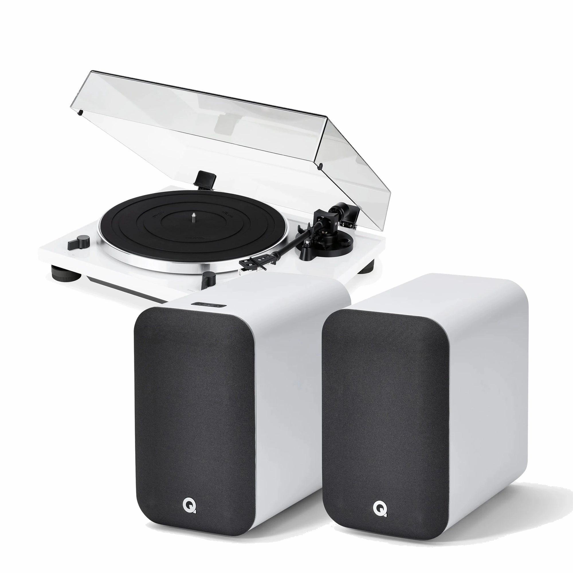 Thorens TD 201 Manual Turntable & Q Acoustics M20 HD Wireless Bluetooth Music System Bundle
