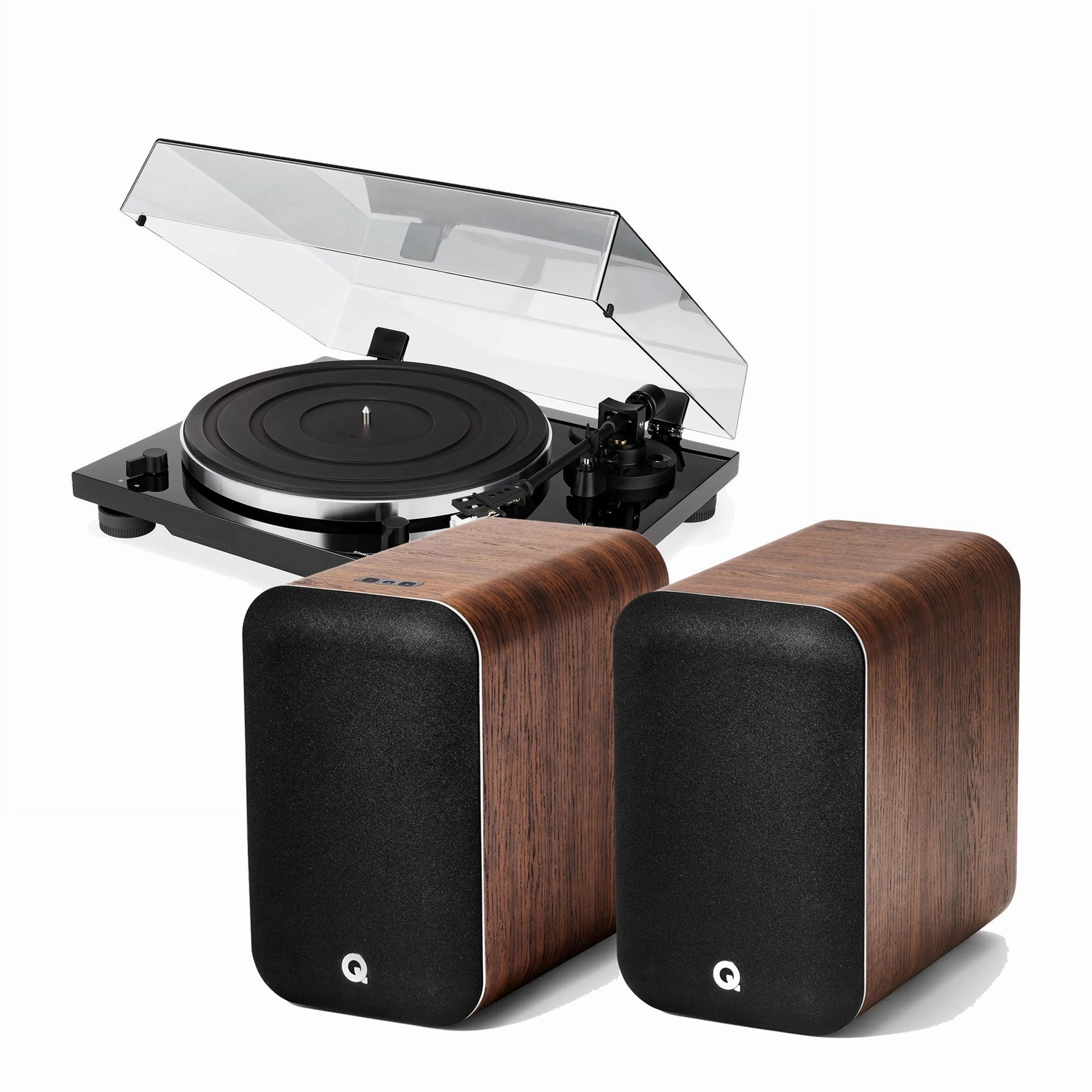 Thorens TD 201 Manual Turntable & Q Acoustics M20 HD Wireless Bluetooth Music System Bundle
