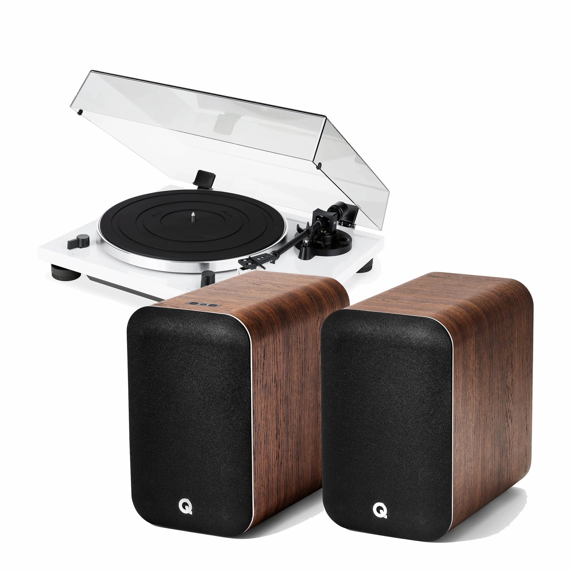 Thorens TD 201 Manual Turntable & Q Acoustics M20 HD Wireless Bluetooth Music System Bundle