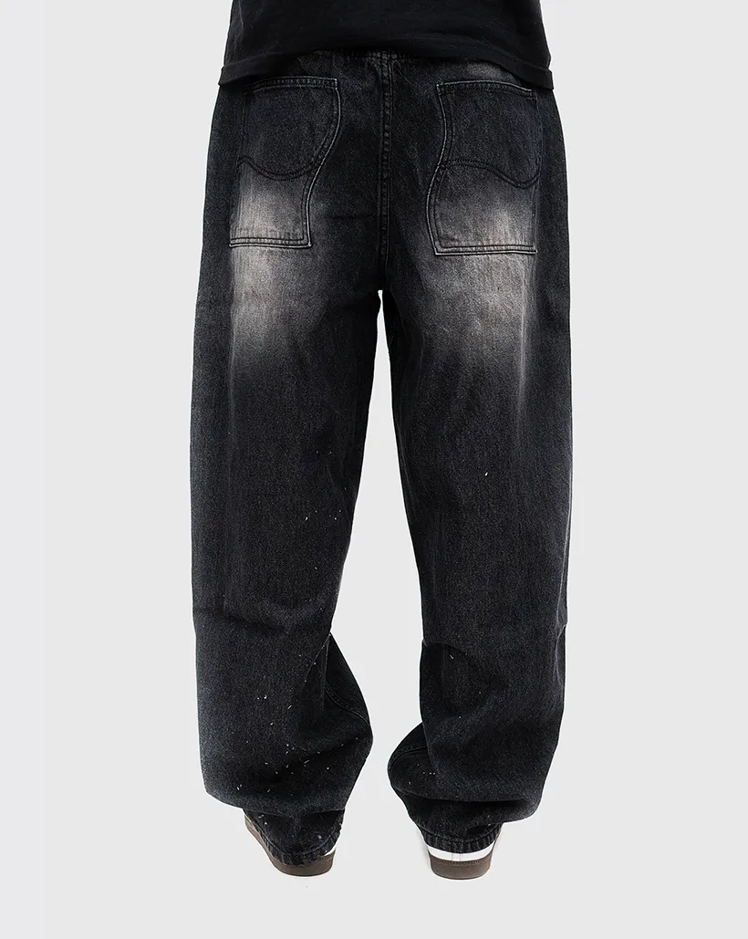 Dime Classic Baggy Denim Pants - Sandblasted Black Haircare