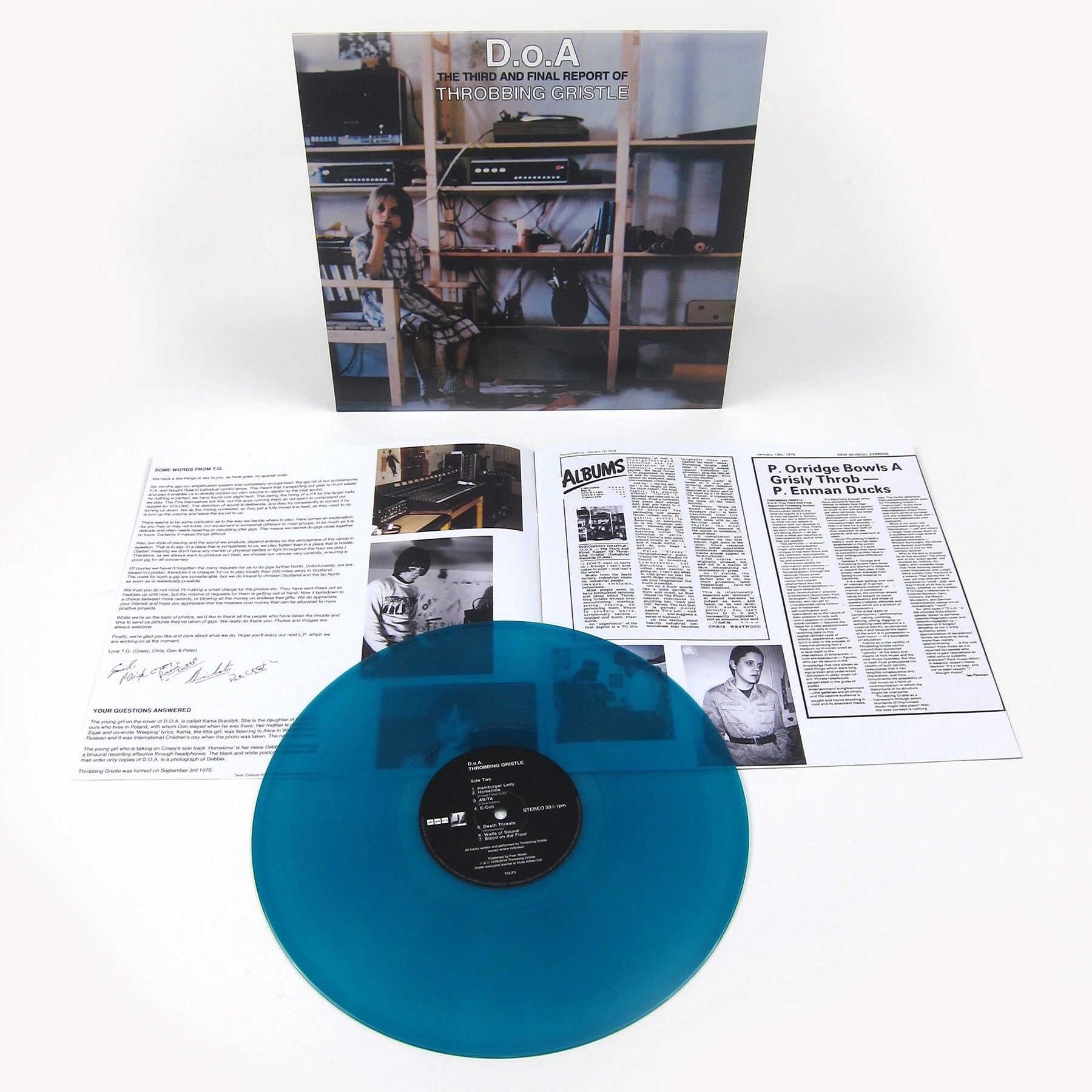 Throbbing Gristle: D.o.A. The Third And Final Report (Colored Vinyl) Vinyl LP