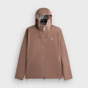 Denim Finish Custom Pattern Kith Bonded Nylon Bolt Jacket - Dusty Mauve
