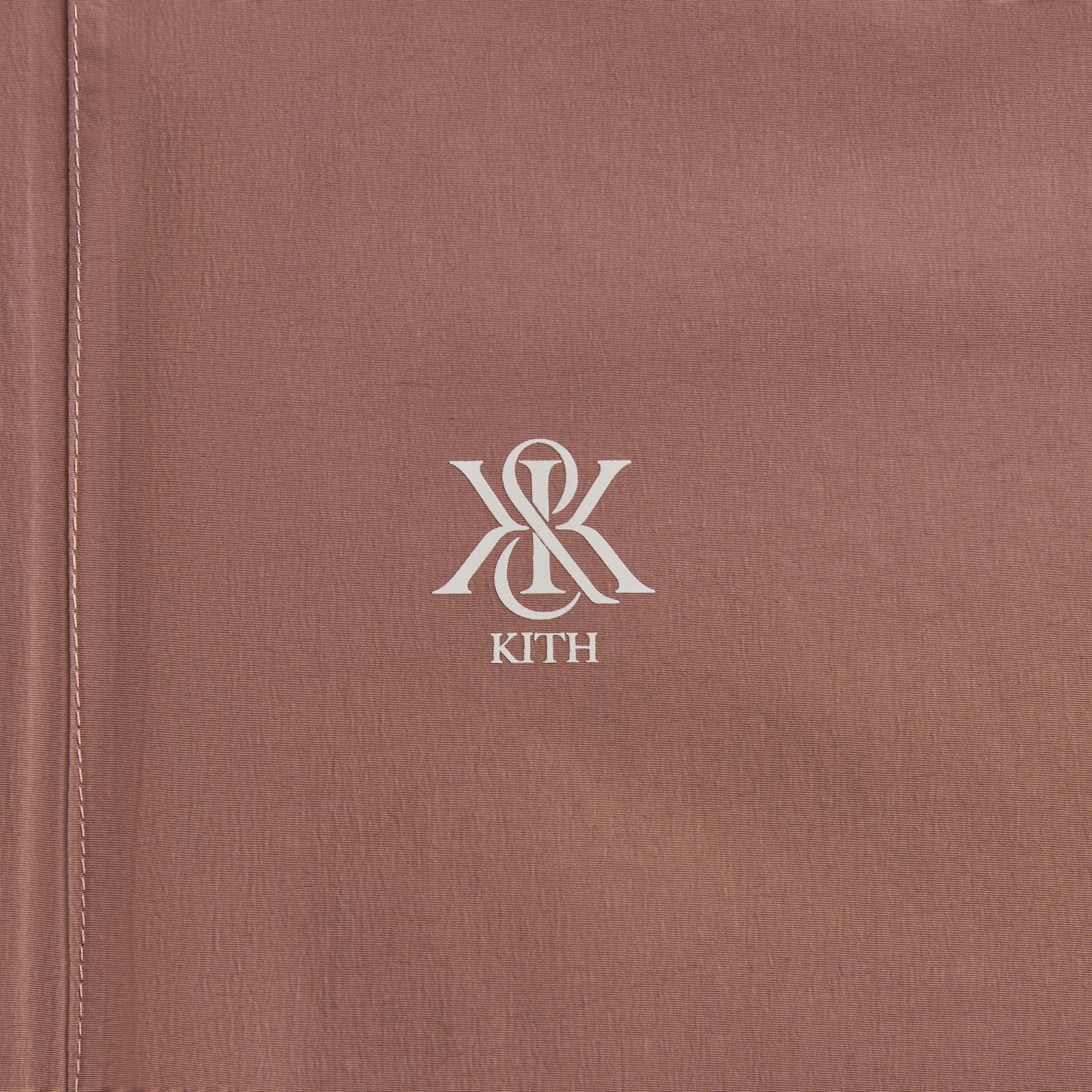 Knitwear Exploring Lightweightness Kith Bonded Nylon Bolt Jacket - Dusty Mauve