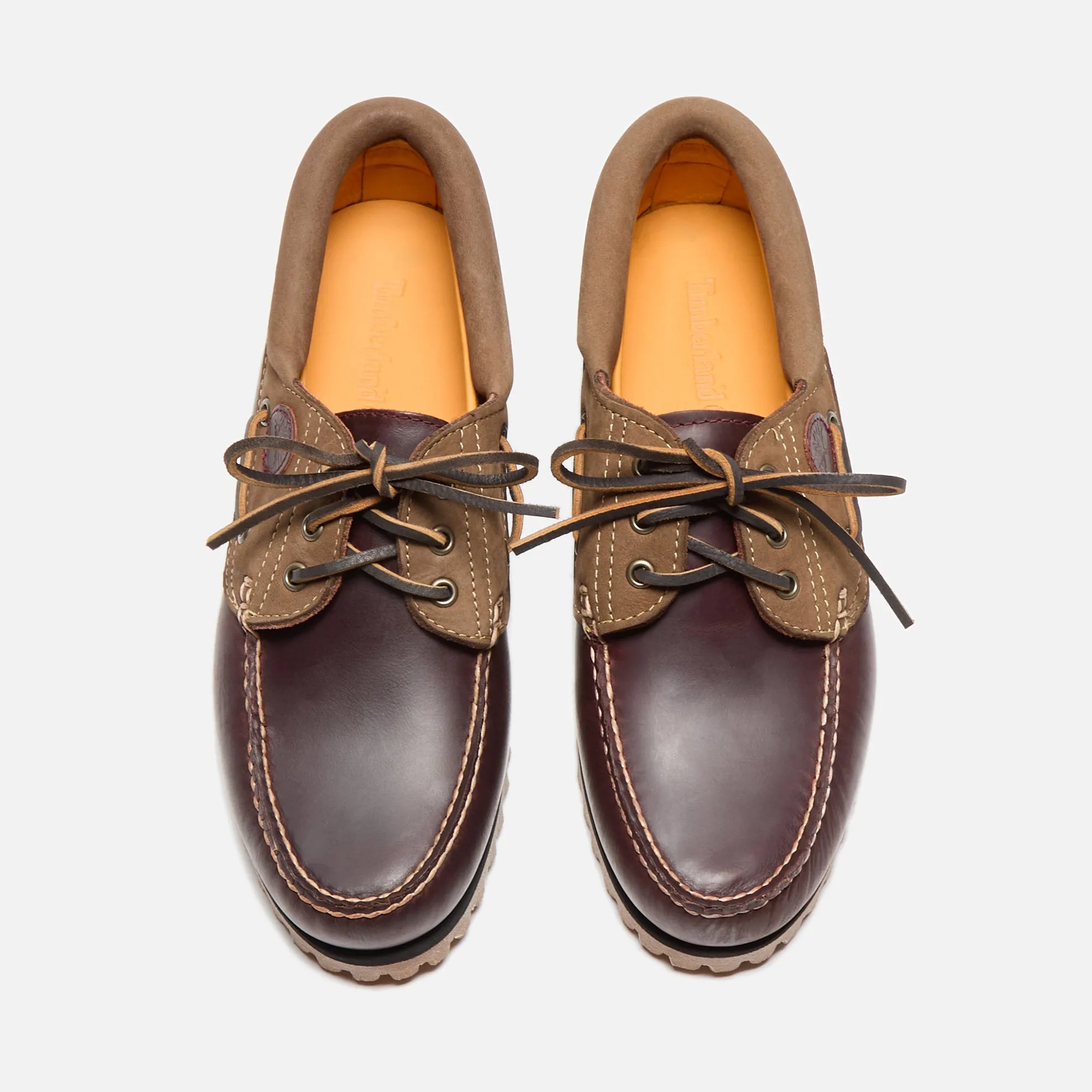 Timberland Boat Shoe - Burgundy Full Grain Style Features List Comfortable Flexible Padding
