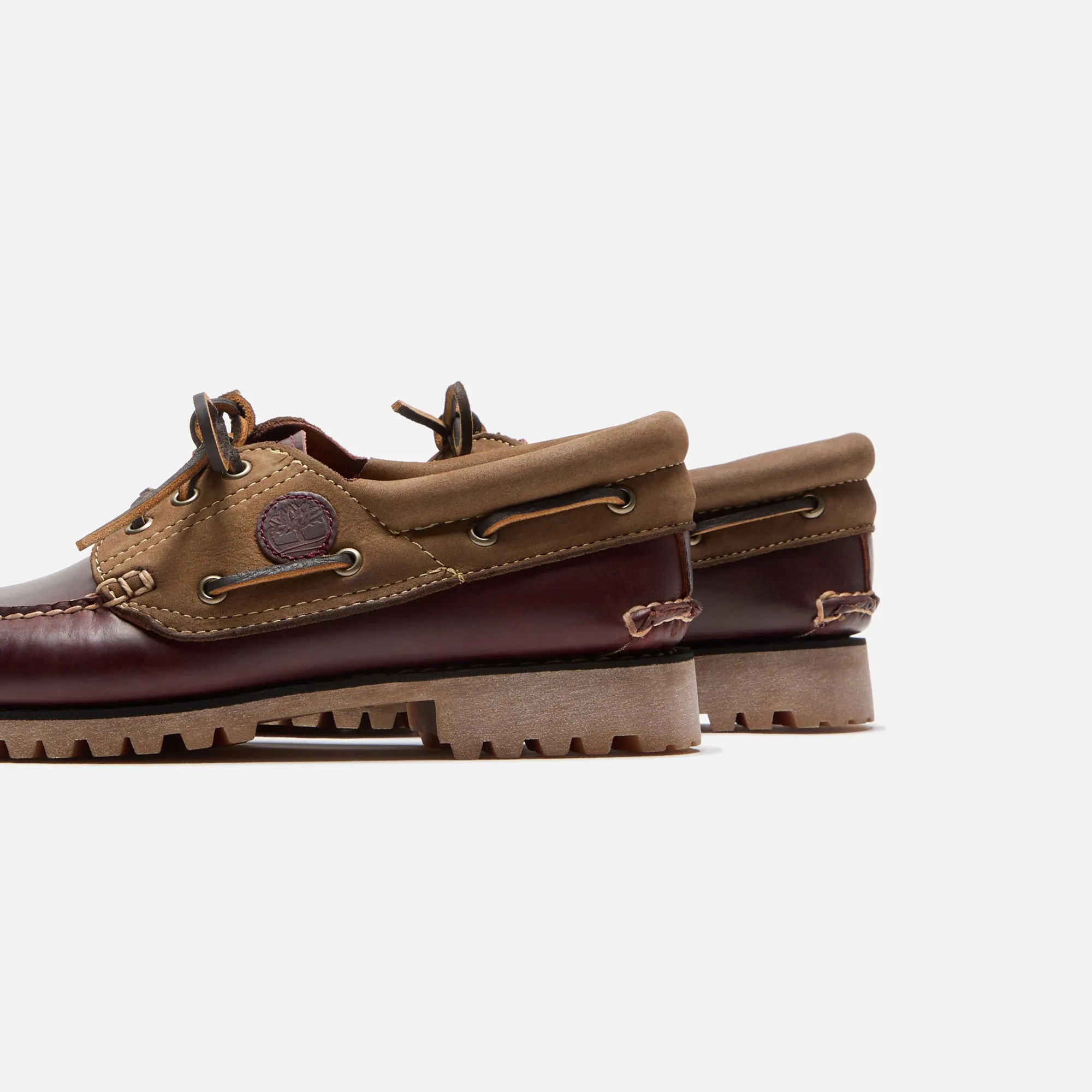Comfortable Foot Protection Comfortable Speed Skate Shoes Timberland Boat Shoe - Burgundy Full Grain