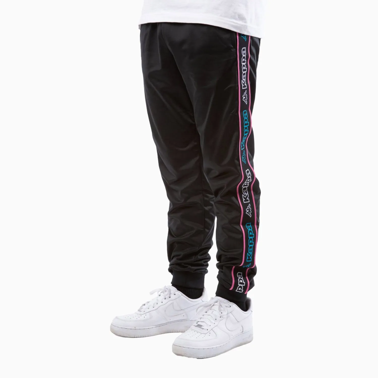 Men'S Logo Tape Alic-2 Track Pant Fringed Edge Style